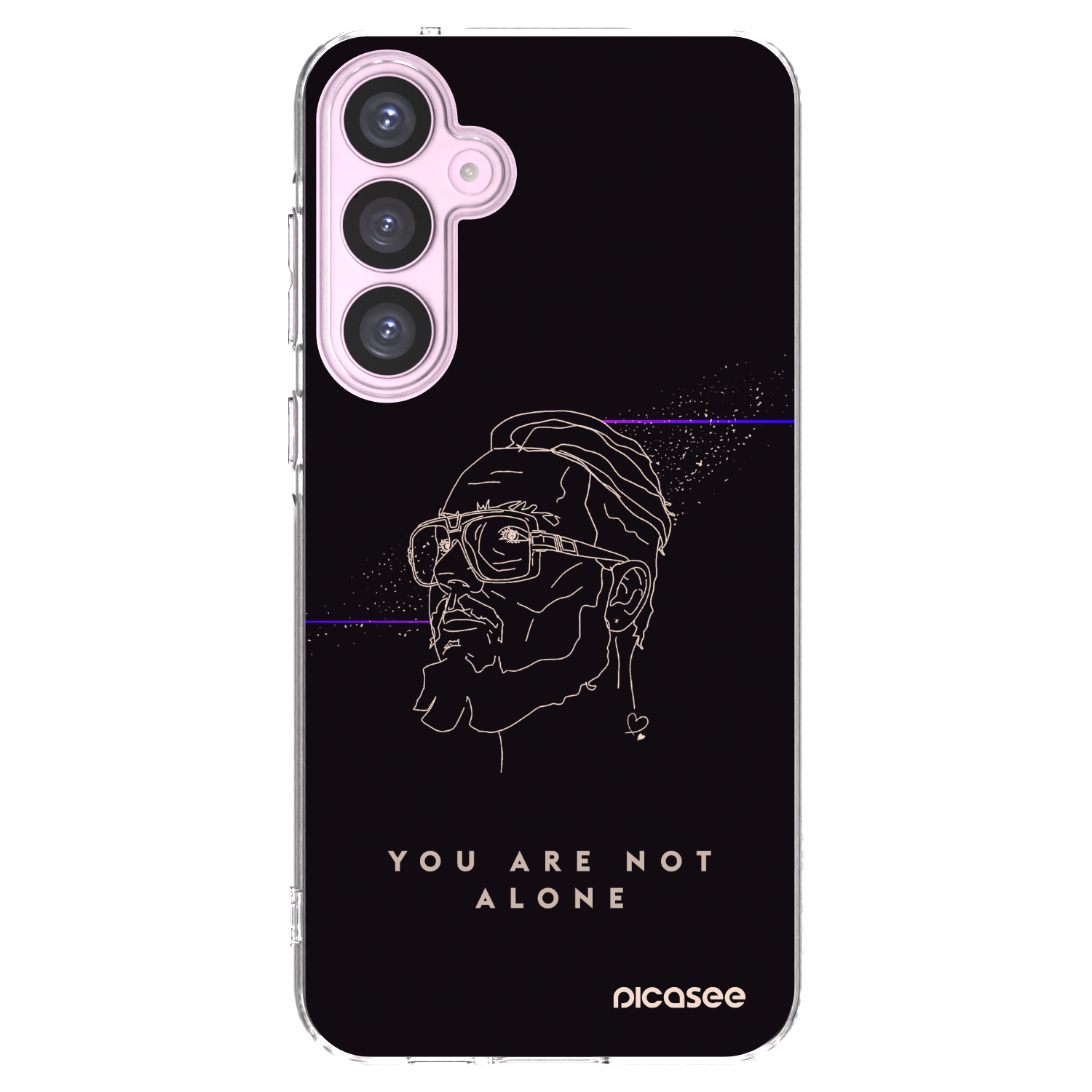 Picasee silikonový průhledný obal pro Samsung Galaxy A55 5G A556B - You are not alone