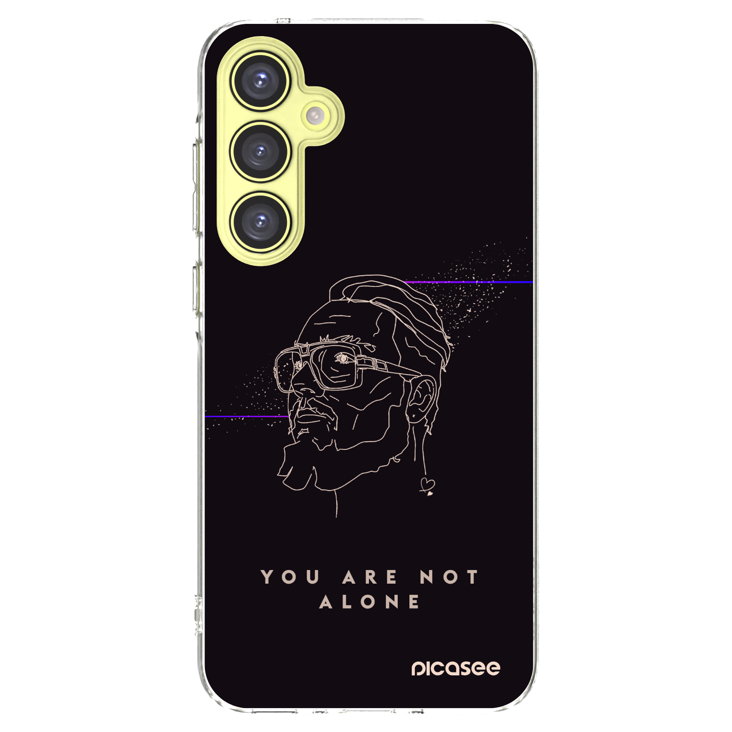 Picasee silikonový průhledný obal pro Samsung Galaxy A35 5G A356B - You are not alone