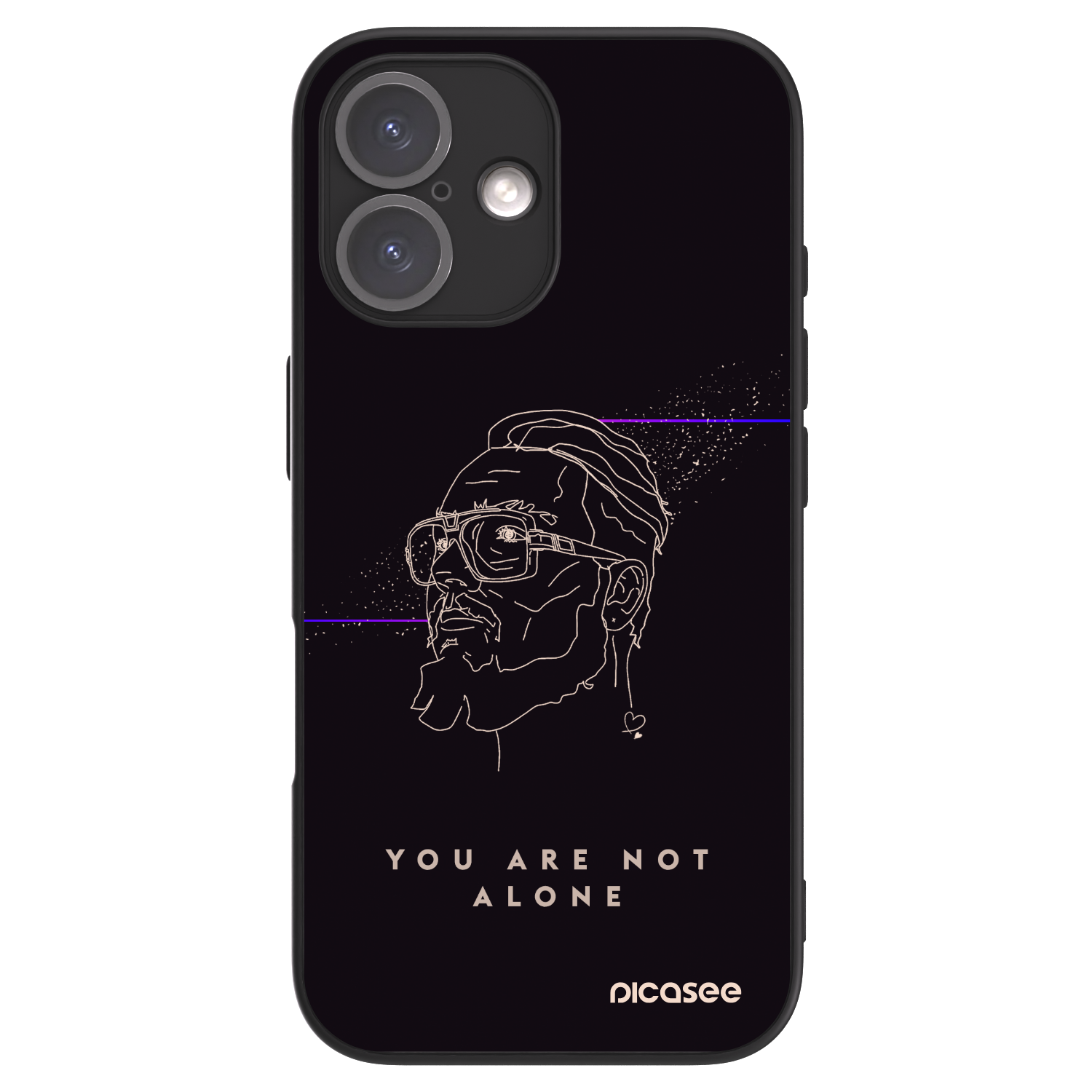 Picasee ULTIMATE CASE pro Apple iPhone 16 - You are not alone