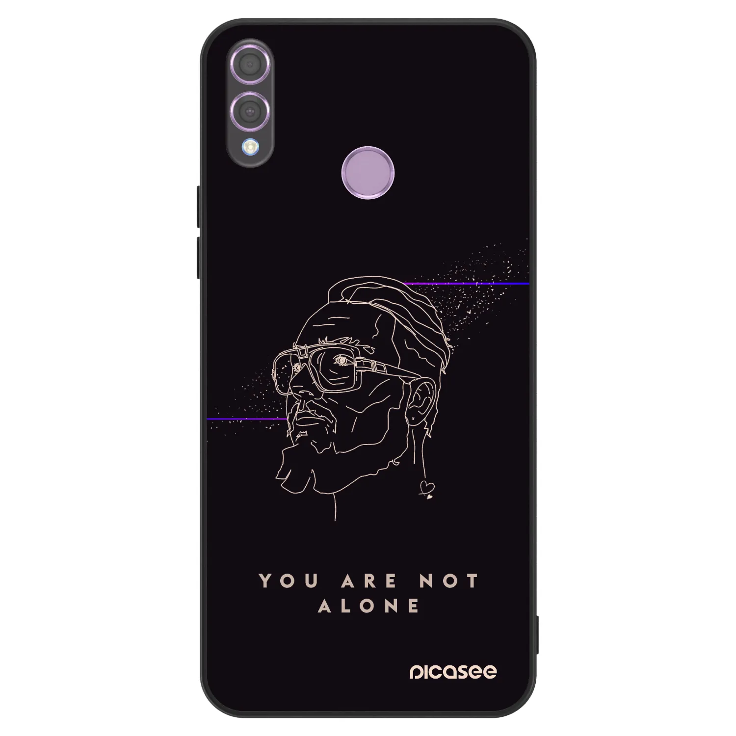 Picasee ULTIMATE CASE pro Honor 8X - You are not alone