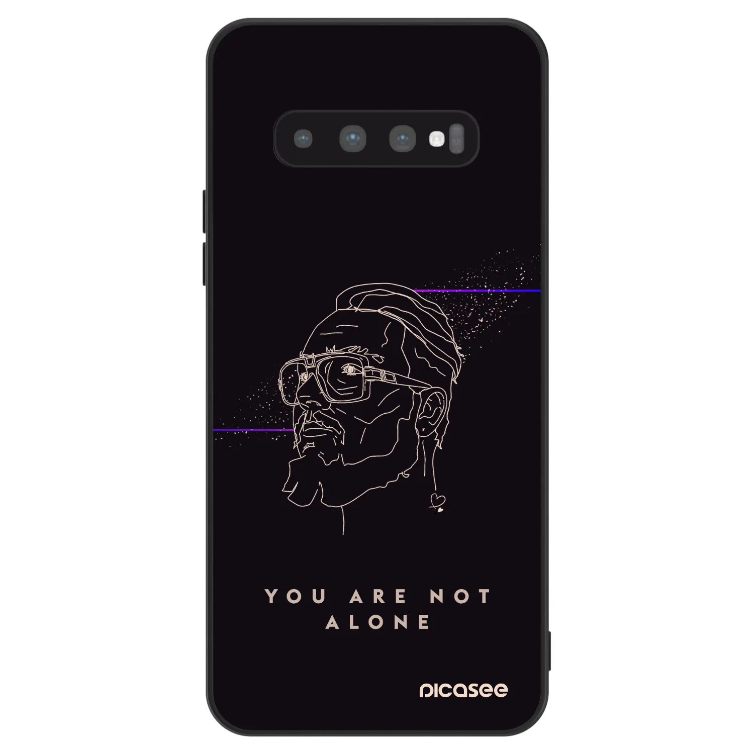 Picasee ULTIMATE CASE pro Samsung Galaxy S10 Plus G975 - You are not alone