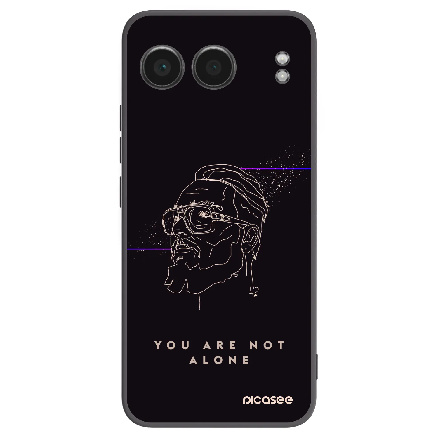 Picasee silikonový černý obal pro OnePlus Nord 4 - You are not alone