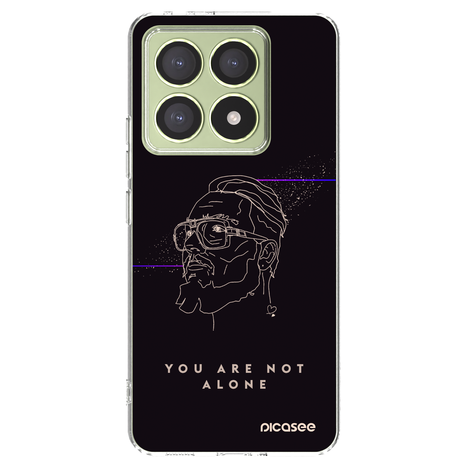 Picasee silikonový průhledný obal pro Xiaomi 14T - You are not alone