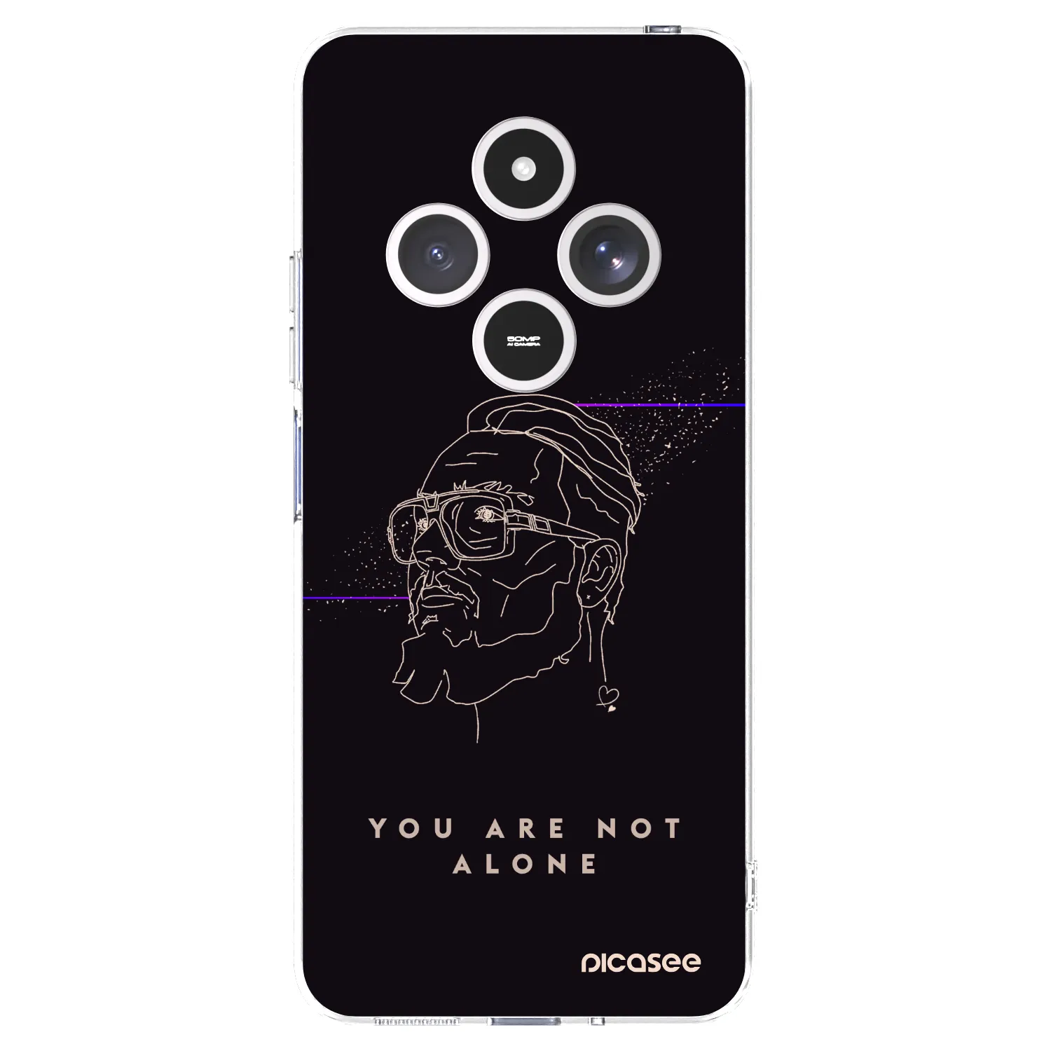 Picasee silikonový průhledný obal pro Xiaomi Redmi 14C - You are not alone