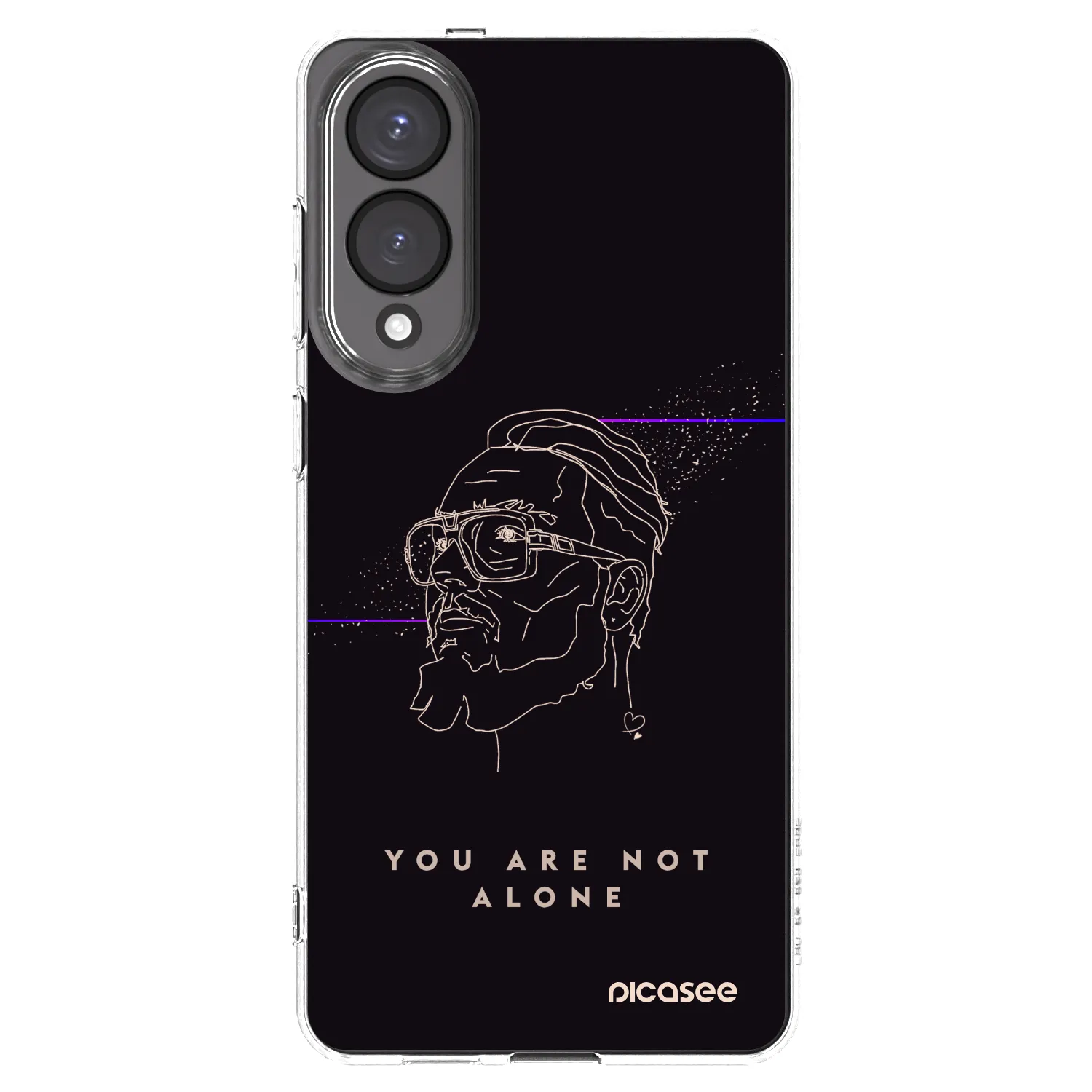 Picasee silikonový průhledný obal pro Samsung Galaxy S25 Edge 5G - You are not alone