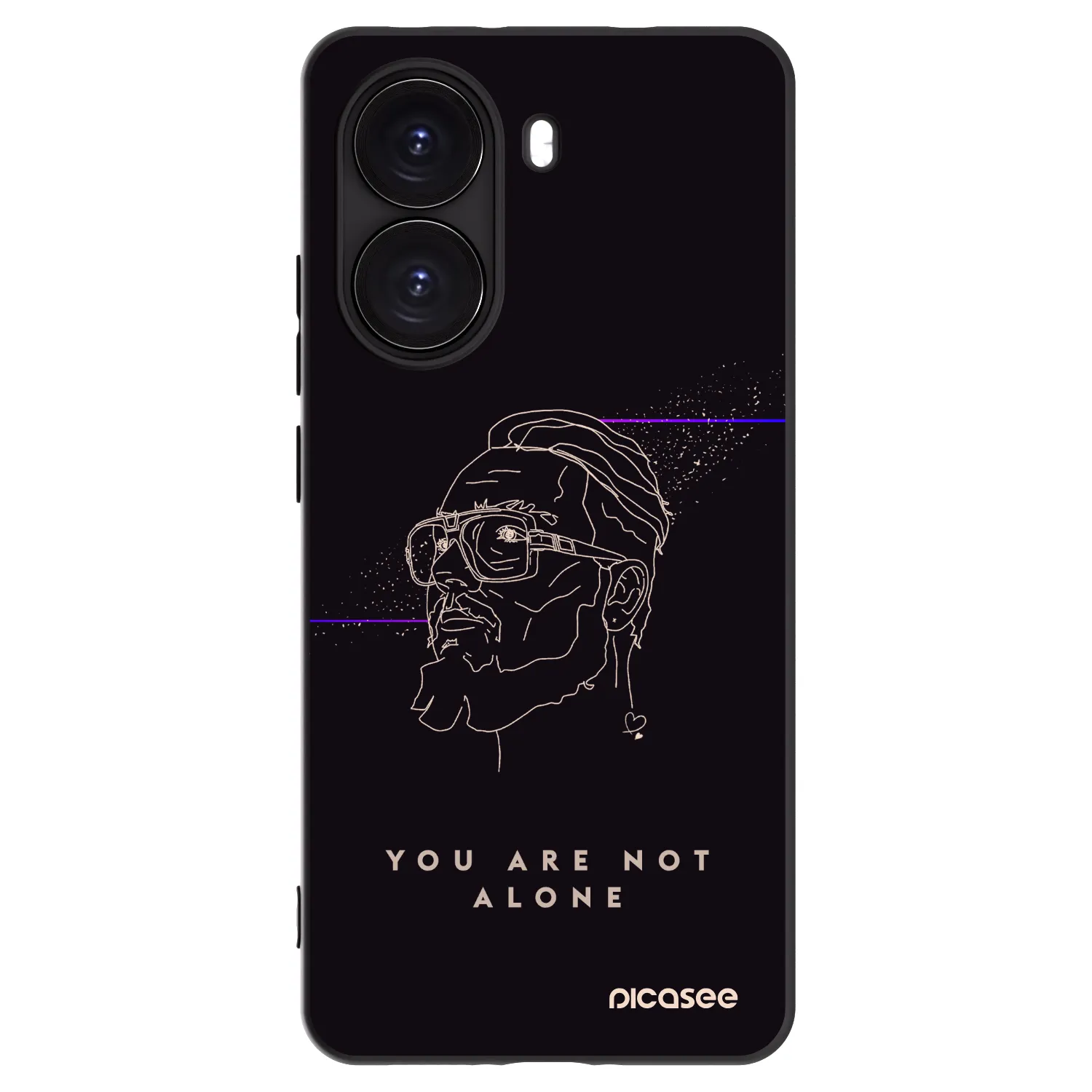 Picasee silikonový černý obal pro Xiaomi Poco X7 Pro 5G - You are not alone