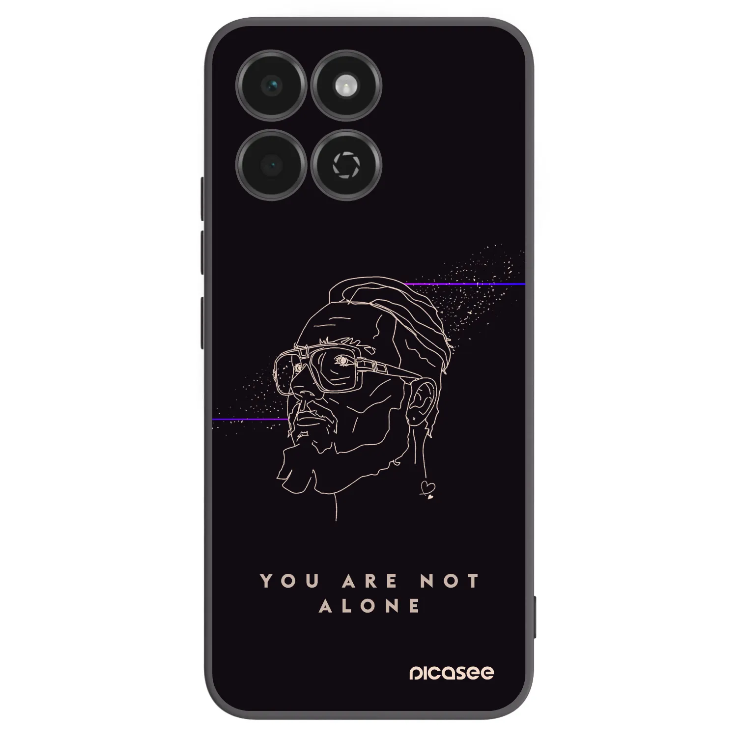 Picasee silikonový černý obal pro Honor 200 Smart 5G - You are not alone