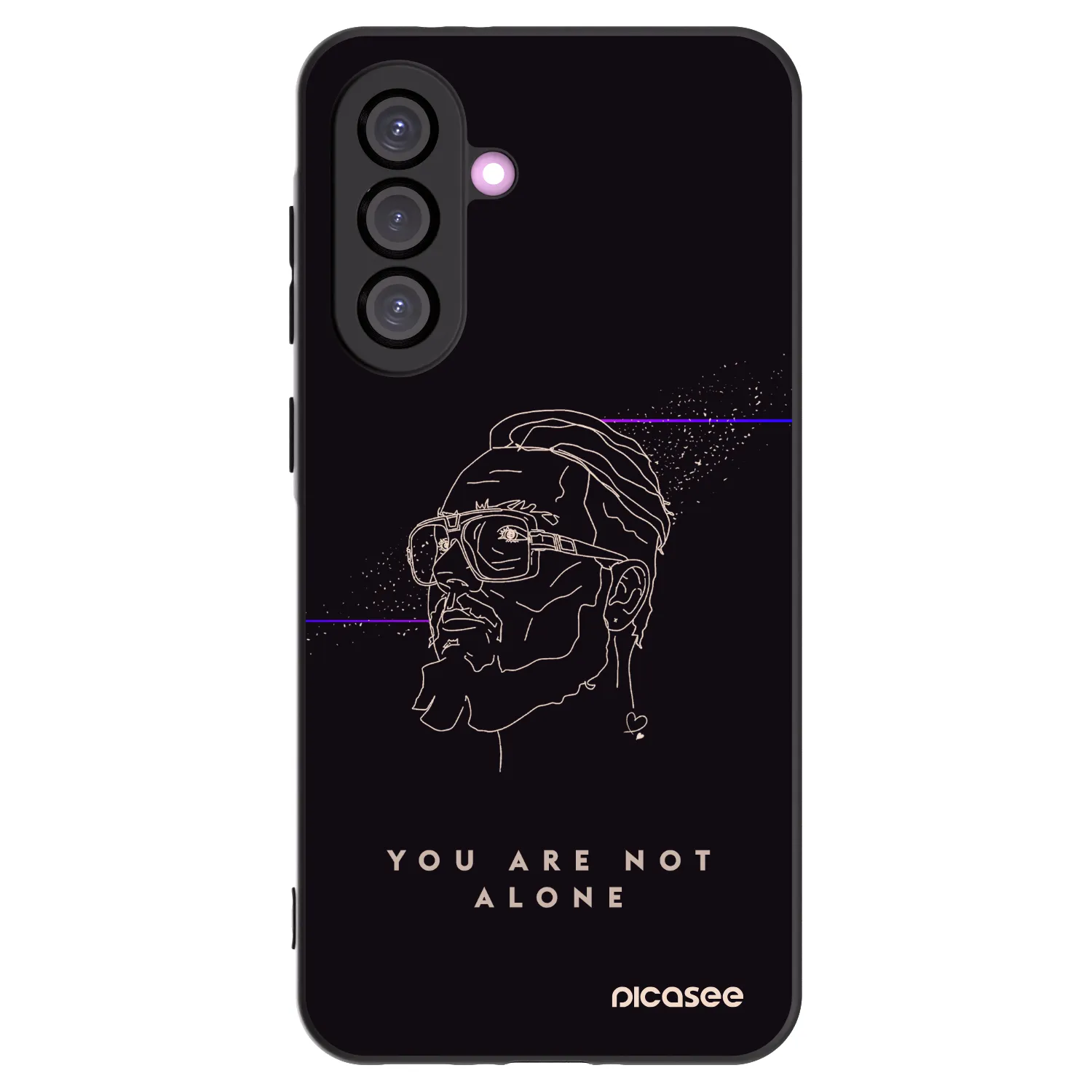 Picasee silikonový černý obal pro Samsung Galaxy A56 5G A566B - You are not alone