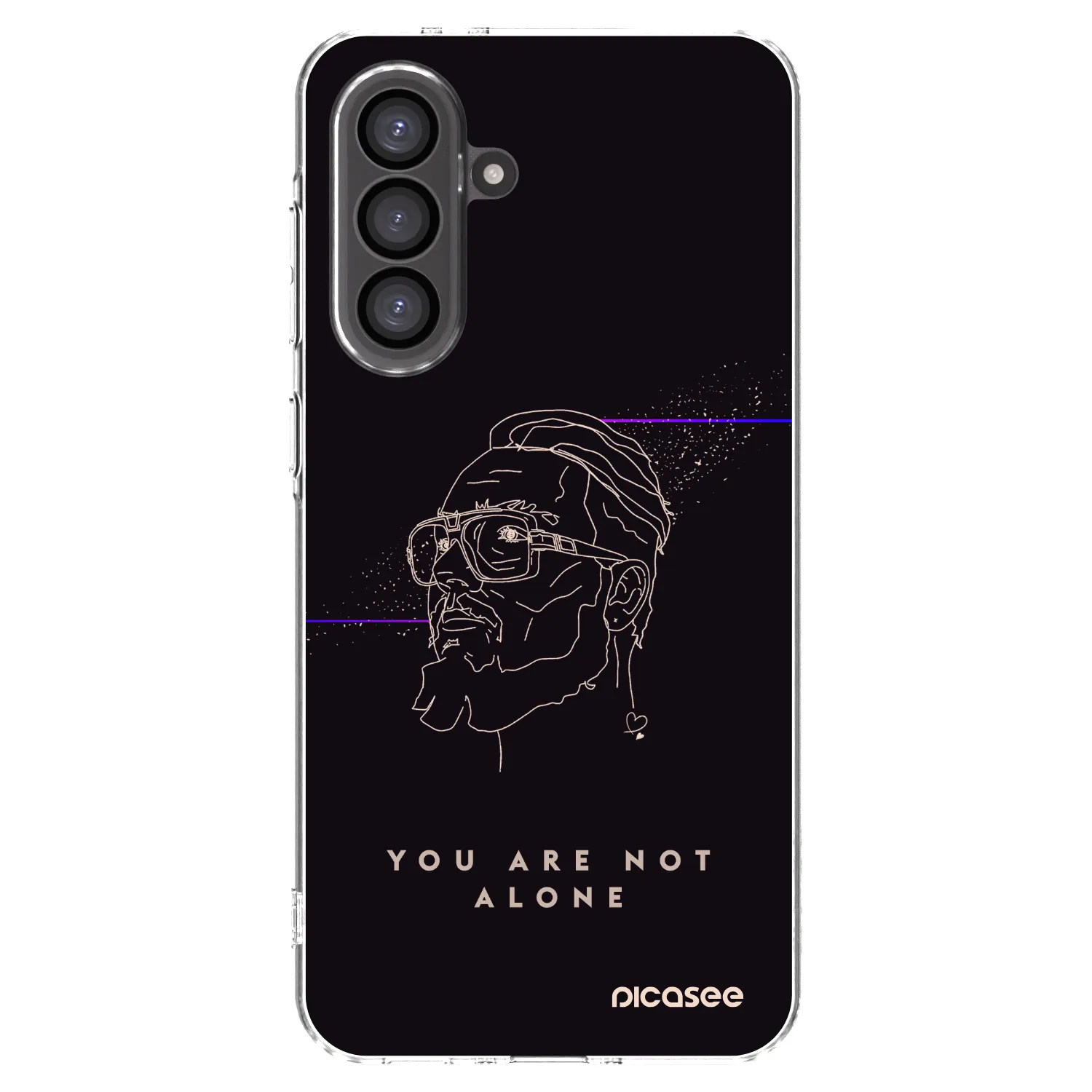 Picasee silikonový průhledný obal pro Samsung Galaxy A56 5G A566B - You are not alone