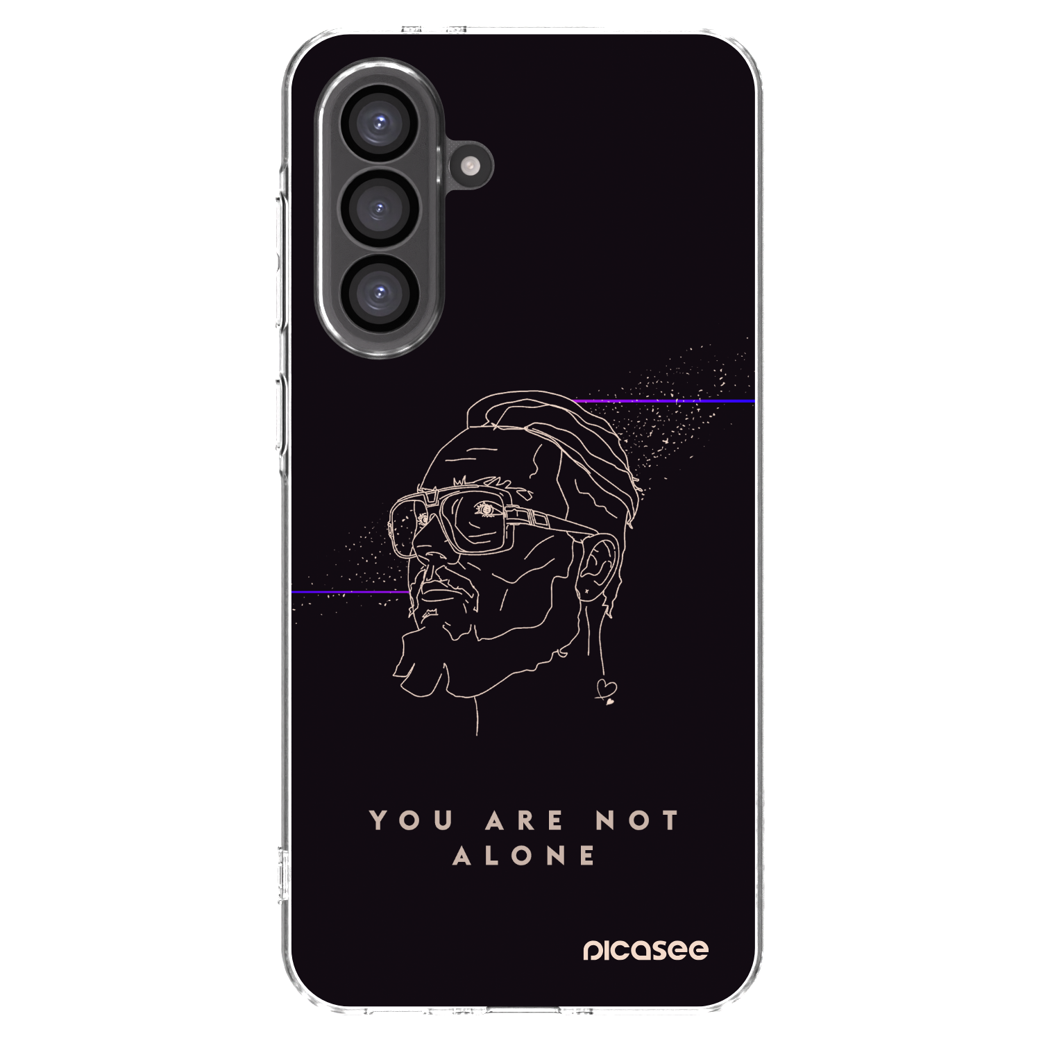Picasee silikonový průhledný obal pro Samsung Galaxy A36 5G - You are not alone