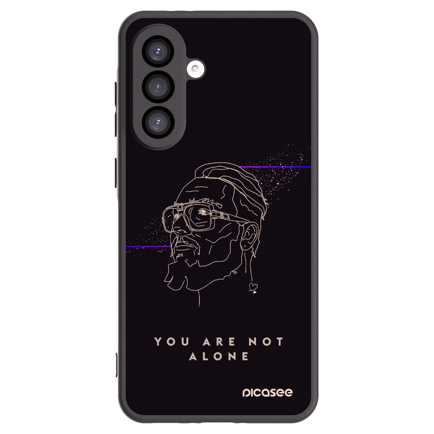 Picasee silikonový černý obal pro Samsung Galaxy A26 5G A266B - You are not alone