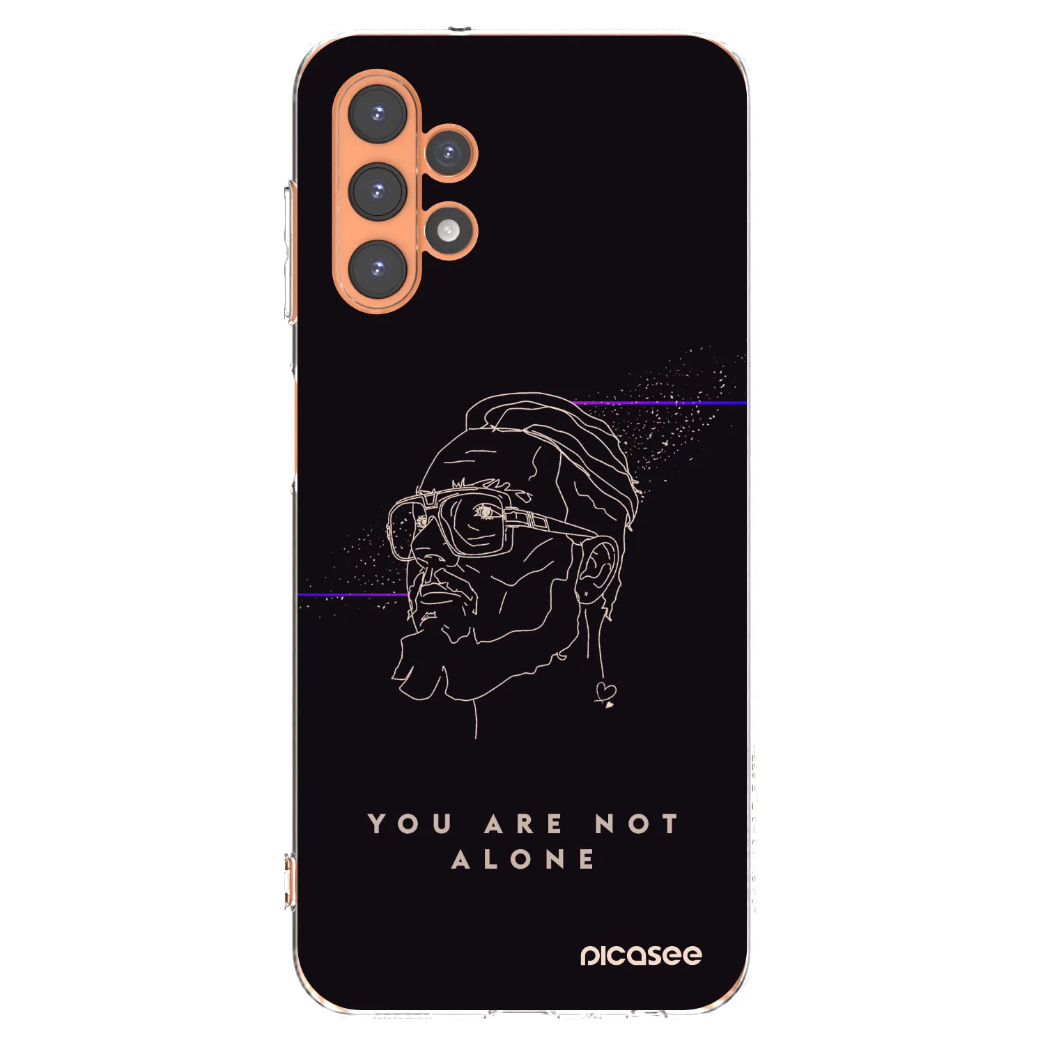 Picasee silikonový průhledný obal pro Samsung Galaxy A13 5G - You are not alone