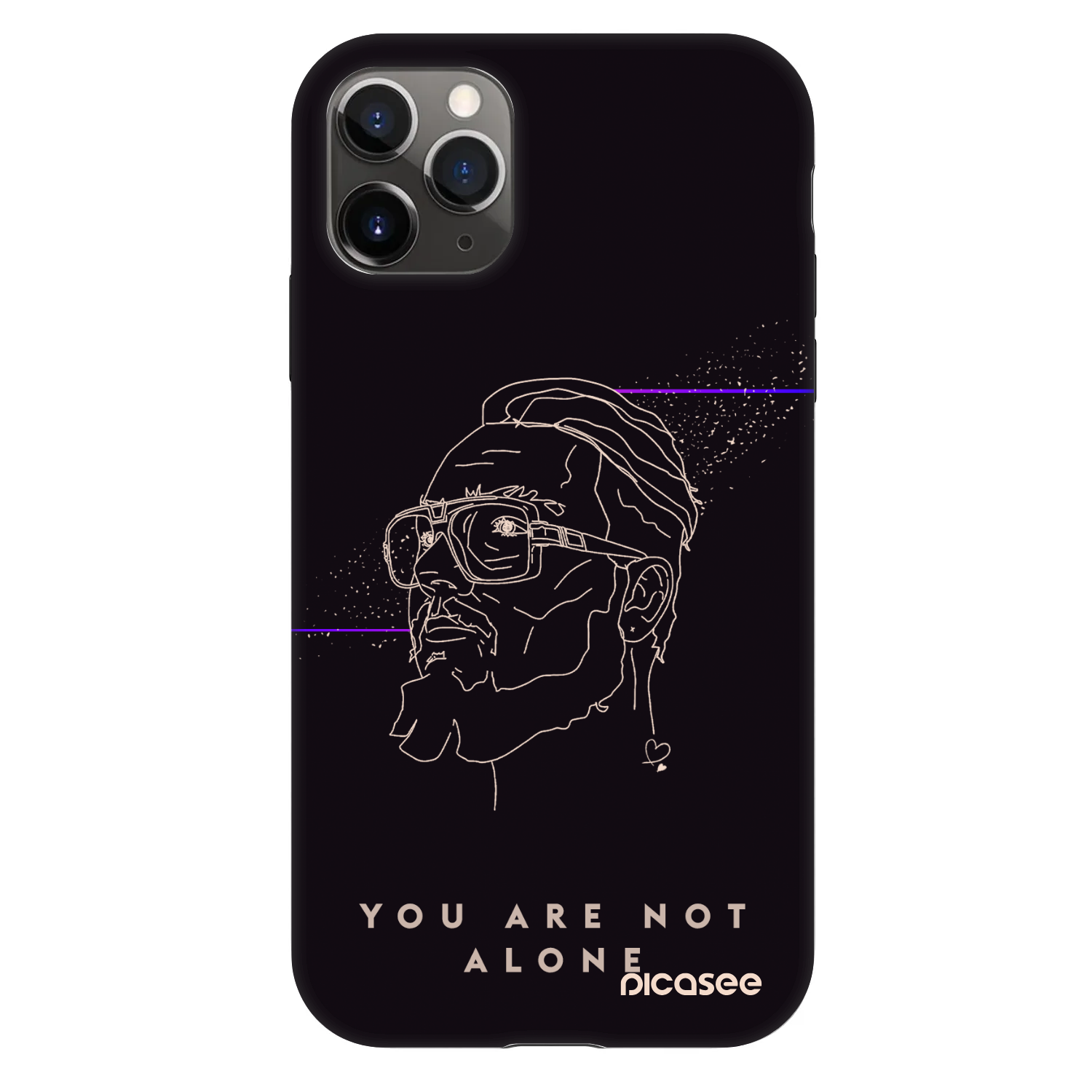 Picasee Fashion Case pro Apple iPhone 11 Pro - You are not alone