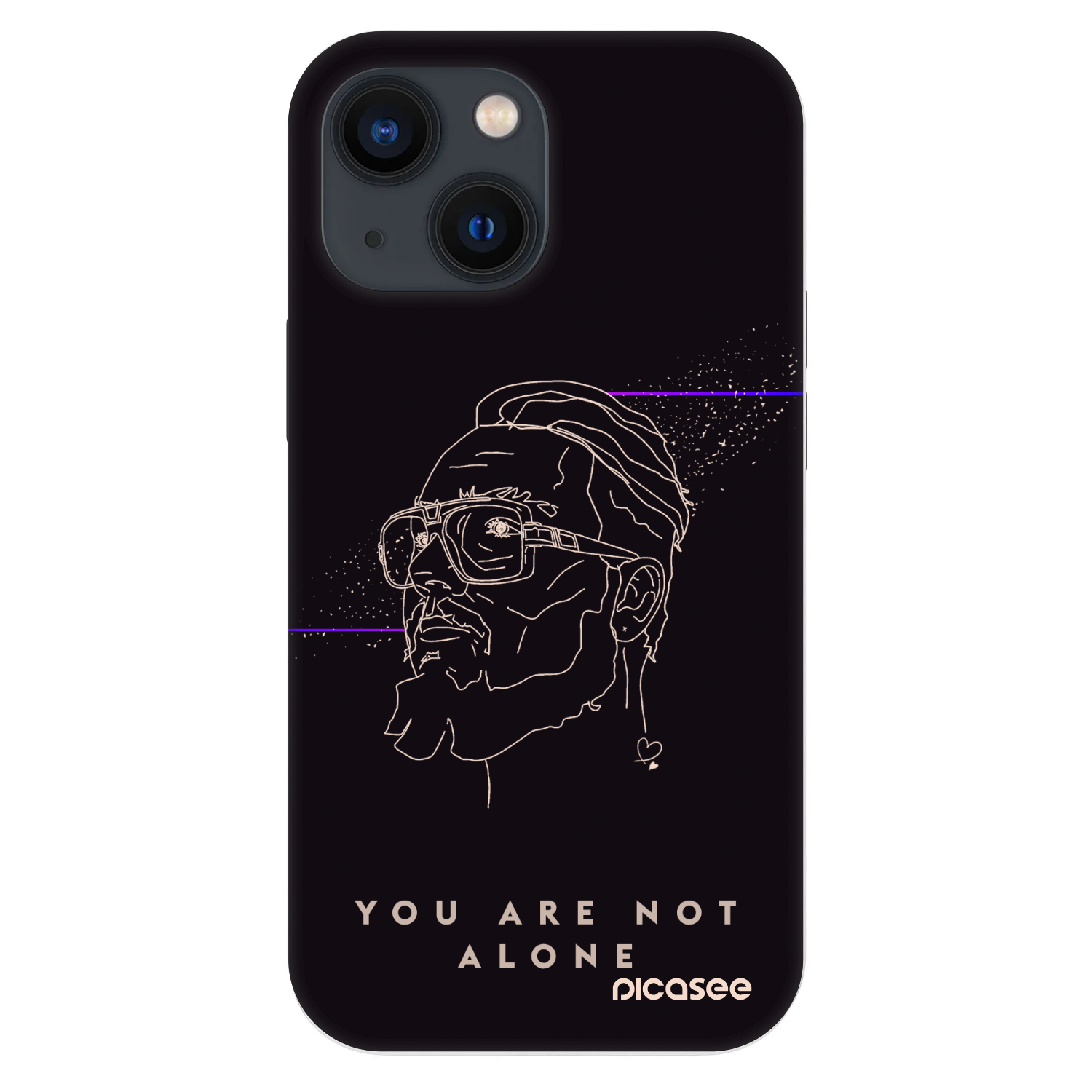 Picasee Fashion Case pro Apple iPhone 13 mini - You are not alone