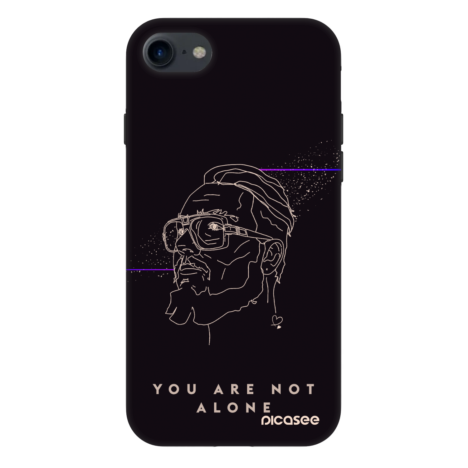 Picasee Fashion Case pro Apple iPhone 8 - You are not alone