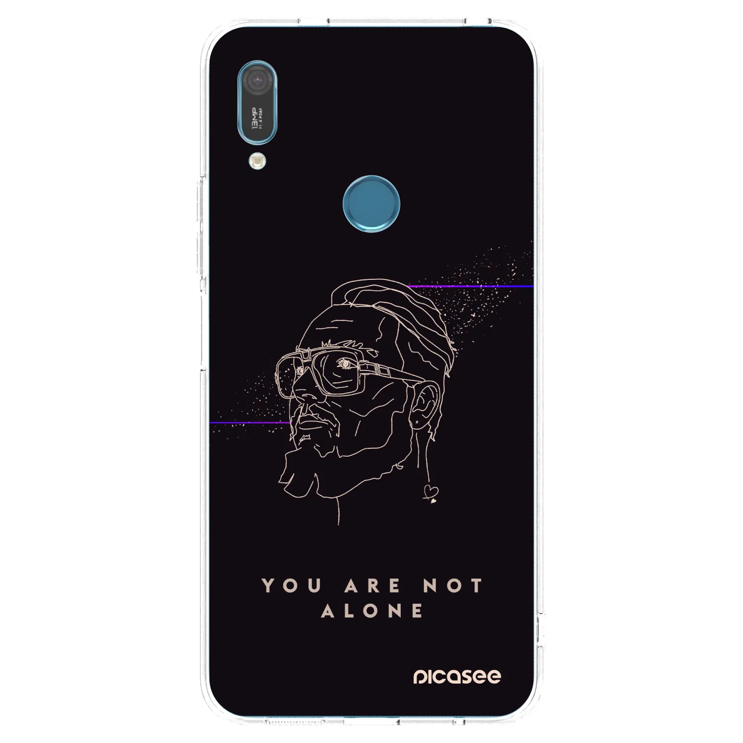 Picasee silikonový průhledný obal pro Huawei Y6 2019 - You are not alone