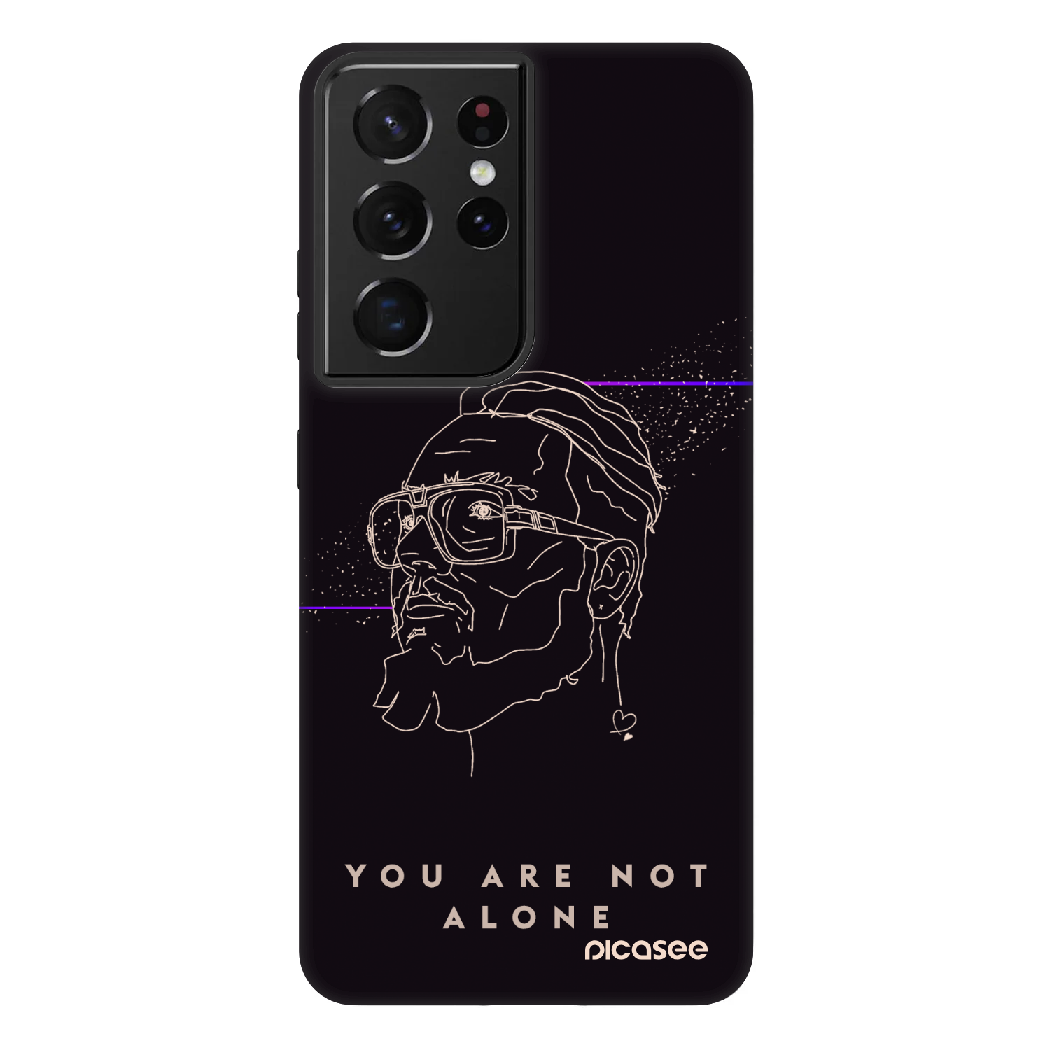 Picasee Fashion Case pro Samsung Galaxy S21 Ultra 5G G998B - You are not alone