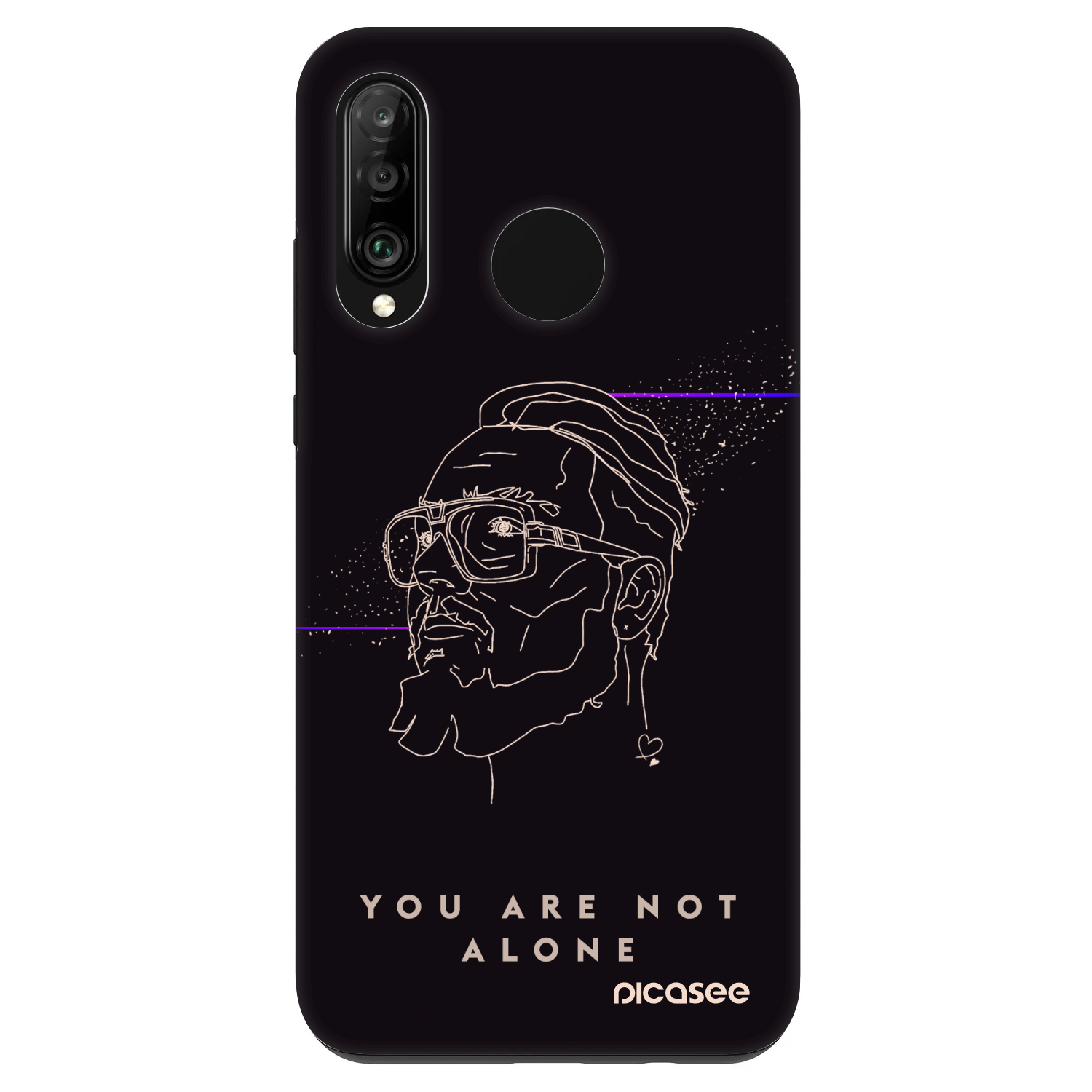 Picasee Fashion Case pro Huawei P30 Lite - You are not alone