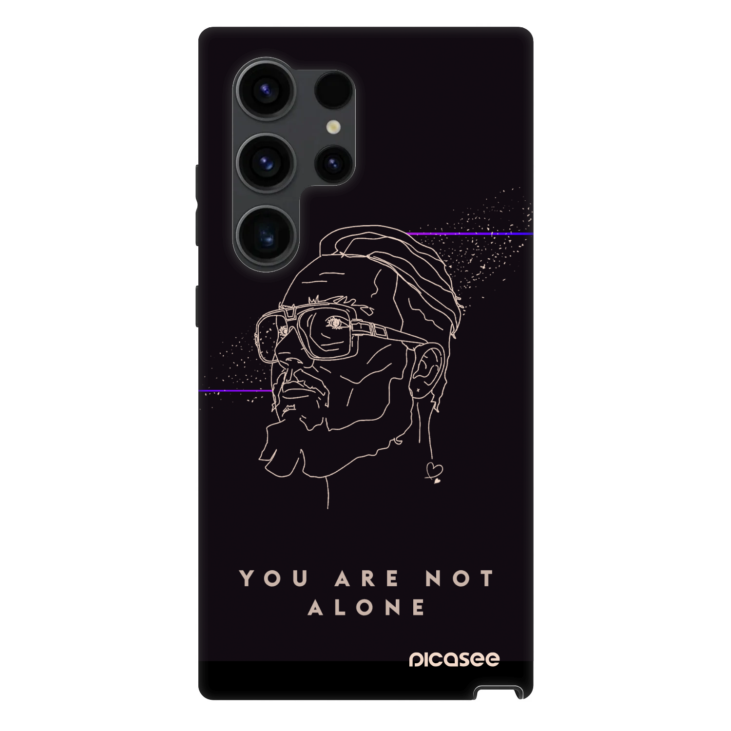 Picasee Fashion Case PowerShare pro Samsung Galaxy S24 Ultra S928B 5G - You are not alone