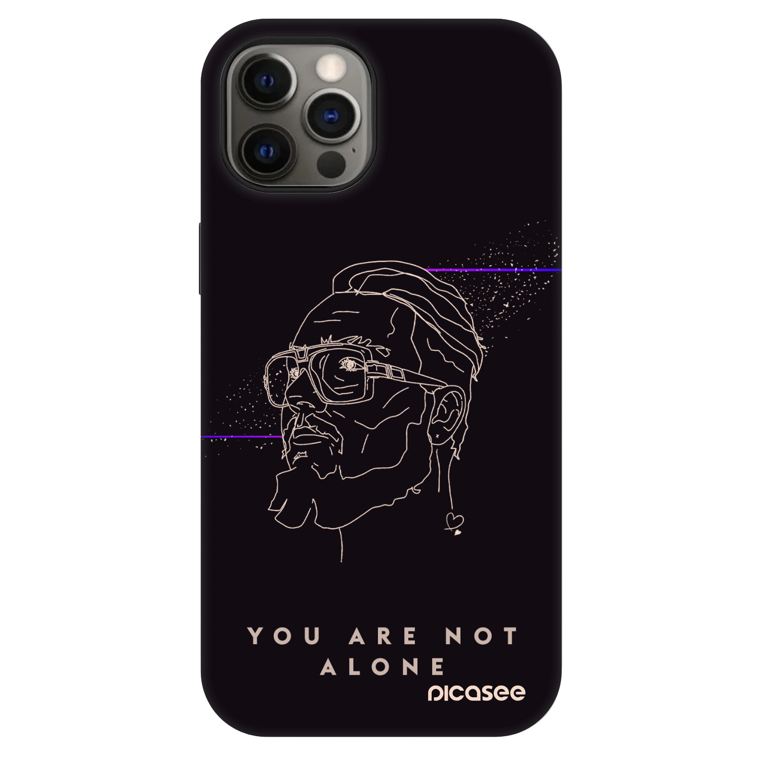 Picasee Fashion Case MagSafe Apple iPhone 12 Pro - You are not alone