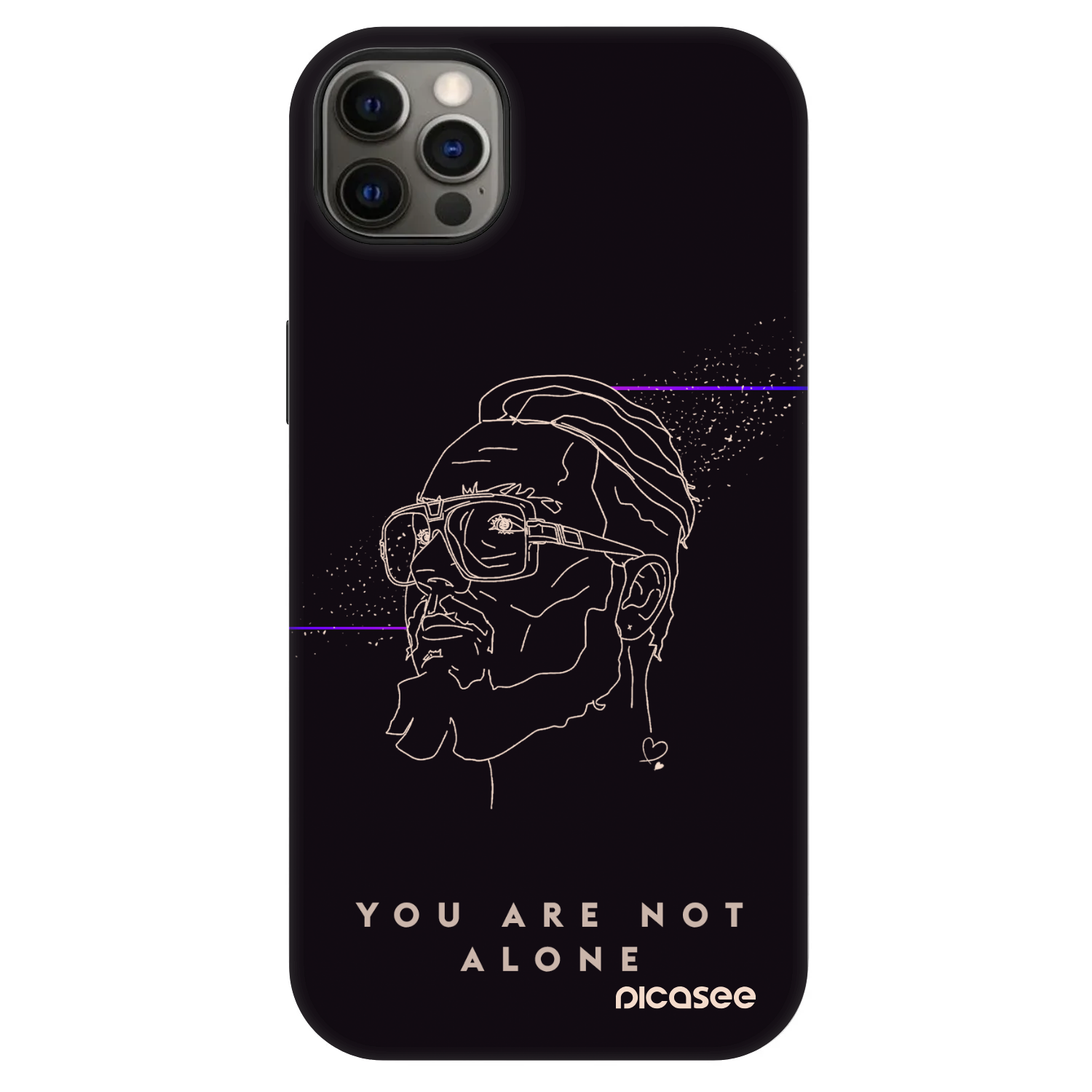Picasee Fashion Case MagSafe Apple iPhone 12 Pro Max - You are not alone
