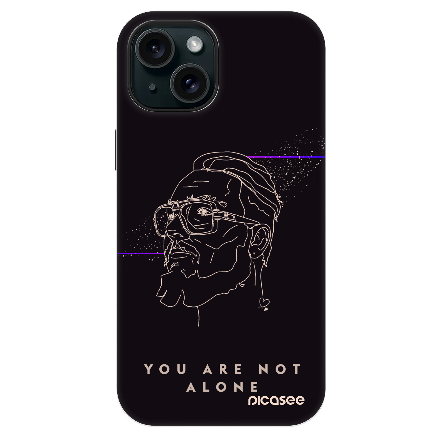Picasee Fashion Case MagSafe Apple iPhone 13 - You are not alone