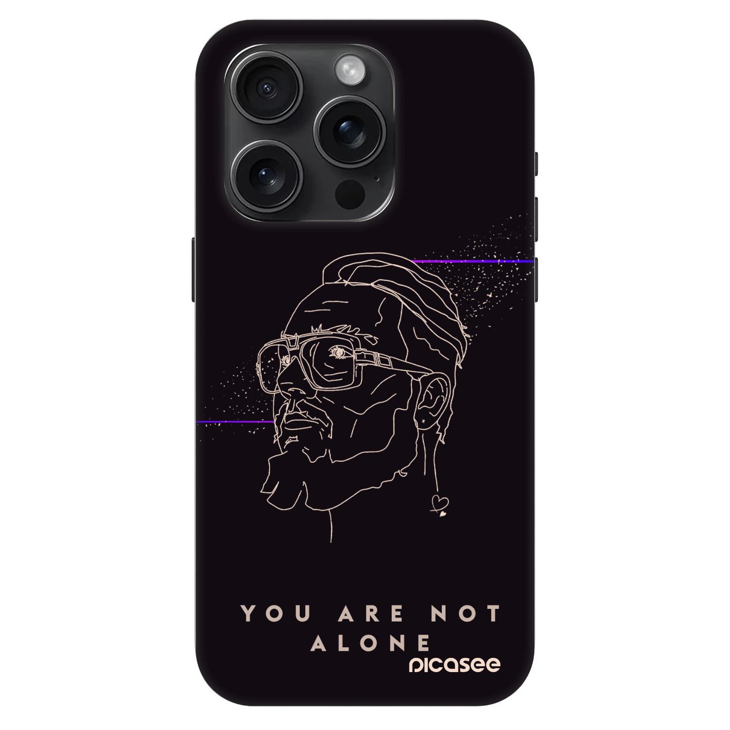 Picasee Fashion Case MagSafe Apple iPhone 15 Pro - You are not alone