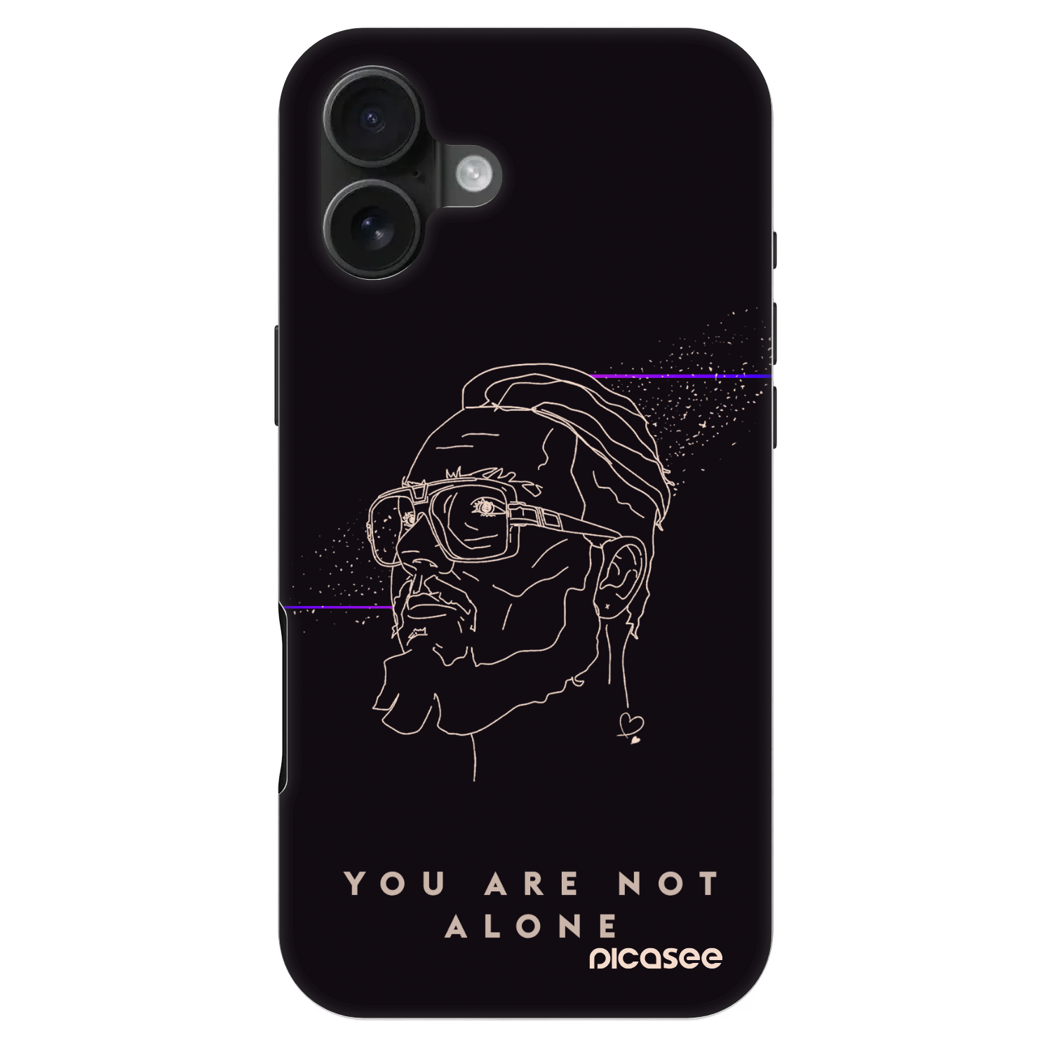 Picasee Fashion Case MagSafe Apple iPhone 16 Plus - You are not alone