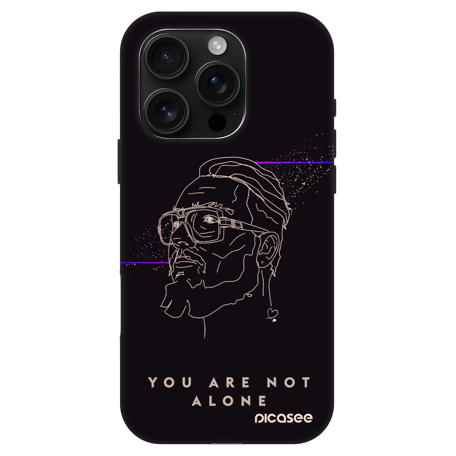 Picasee Fashion Case MagSafe Apple iPhone 16 Pro - You are not alone
