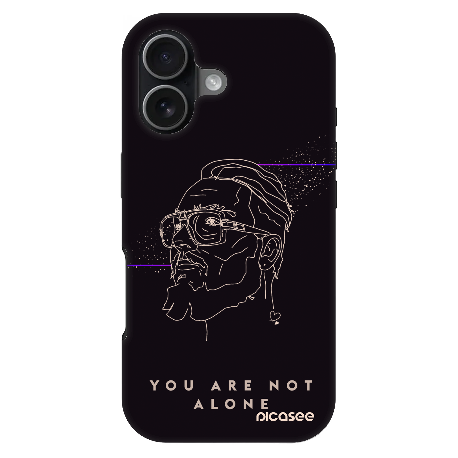Picasee Fashion Case MagSafe Apple iPhone 17 - You are not alone