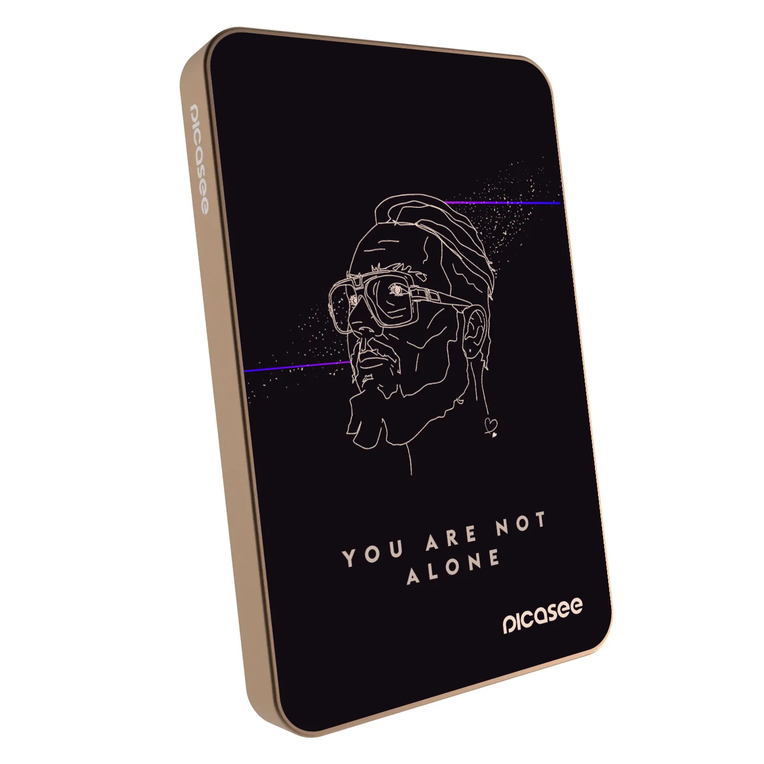 Picasee Powerbanka s MagSafe 5 000 mAh Zlatá - You are not alone