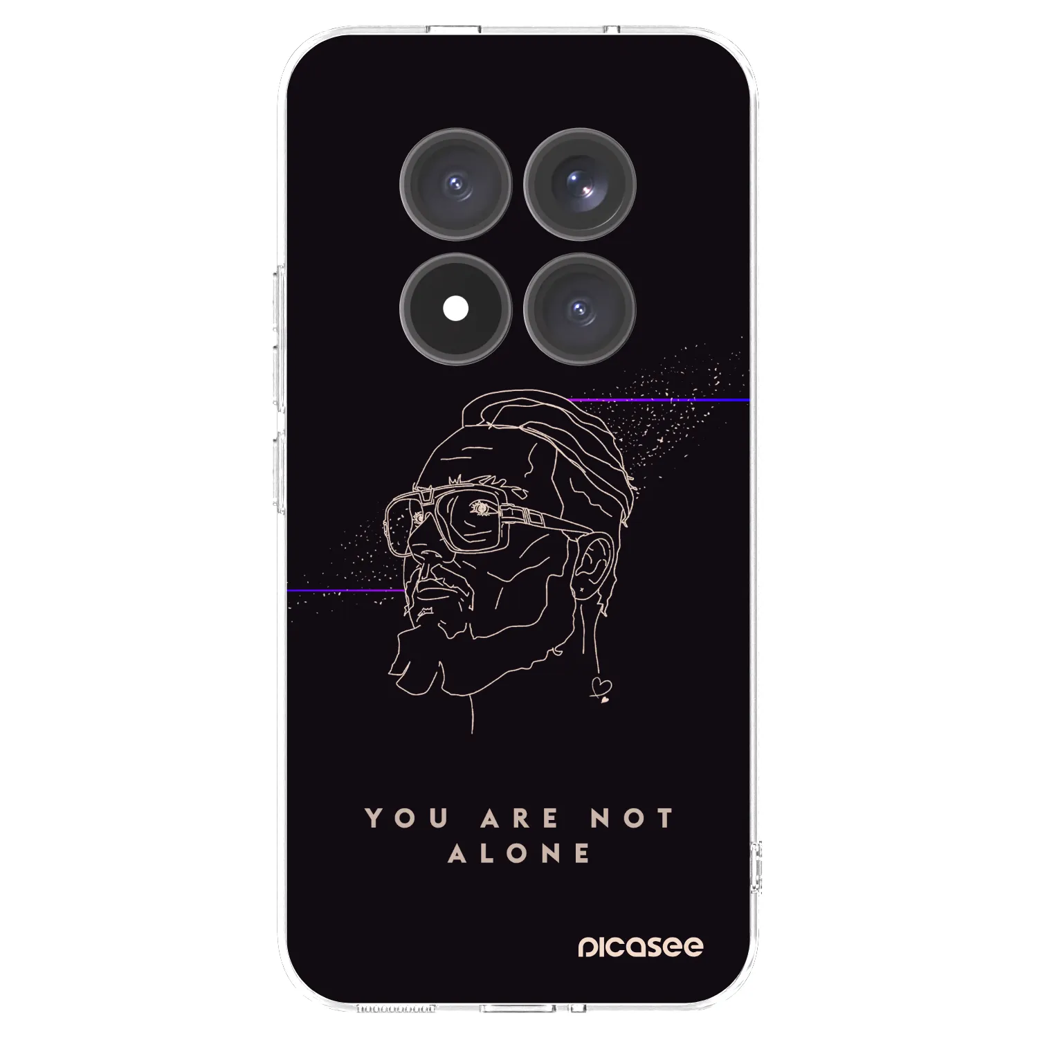 Picasee silikonový průhledný obal pro Xiaomi Redmi Note 15 Pro+ - You are not alone