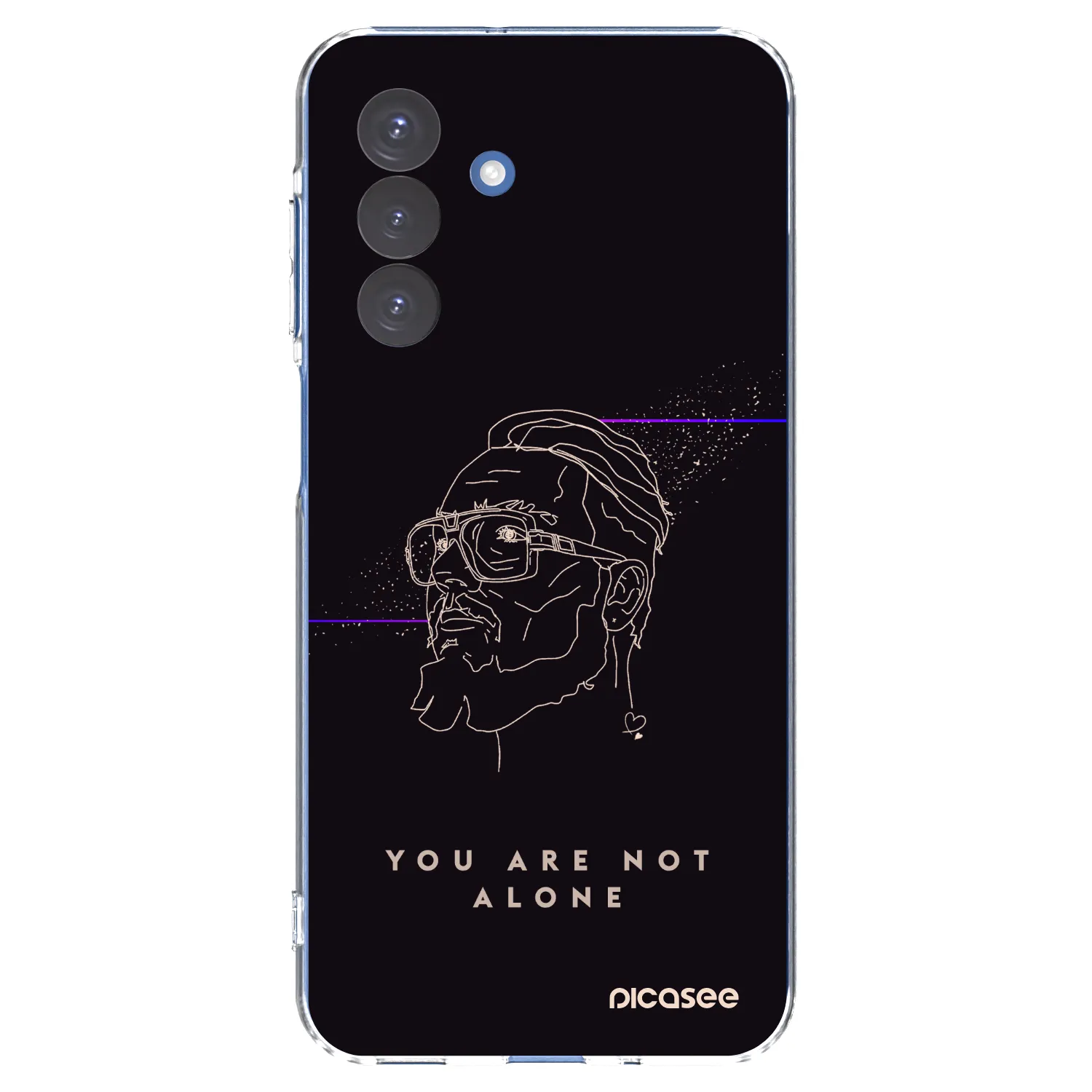Picasee silikonový průhledný obal pro Samsung Galaxy A17 5G - You are not alone