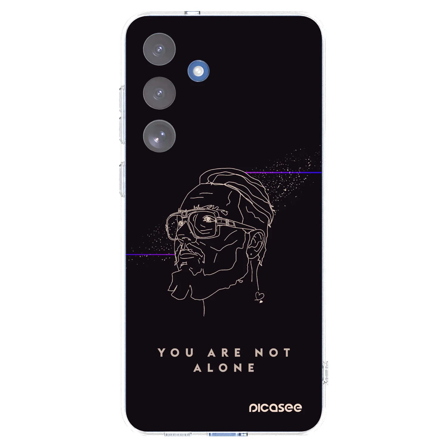 Picasee silikonový průhledný obal pro Samsung Galaxy S25 FE 5G - You are not alone