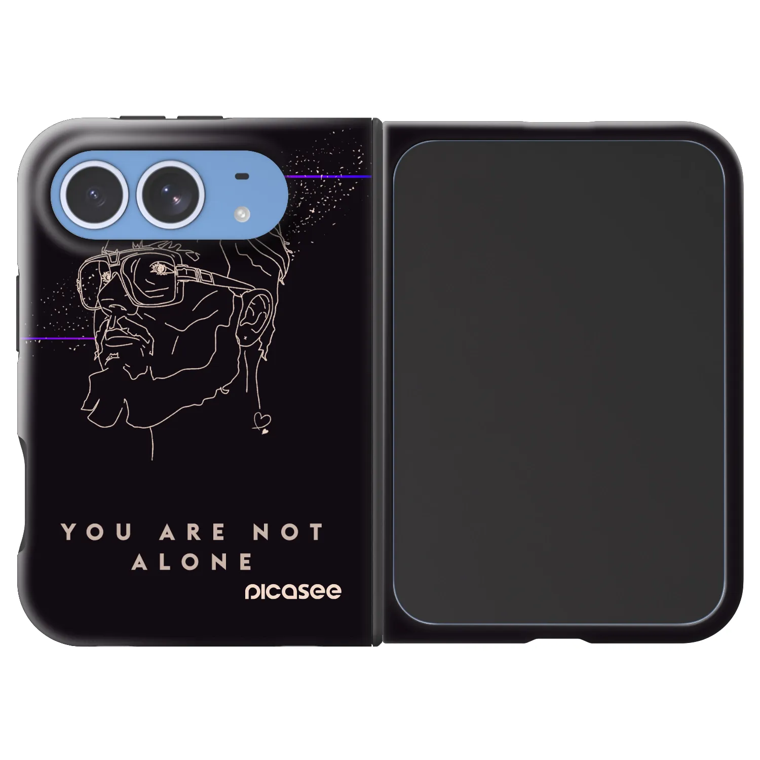 Picasee Fashion Case MagSafe Apple iPhone Duo - You are not alone