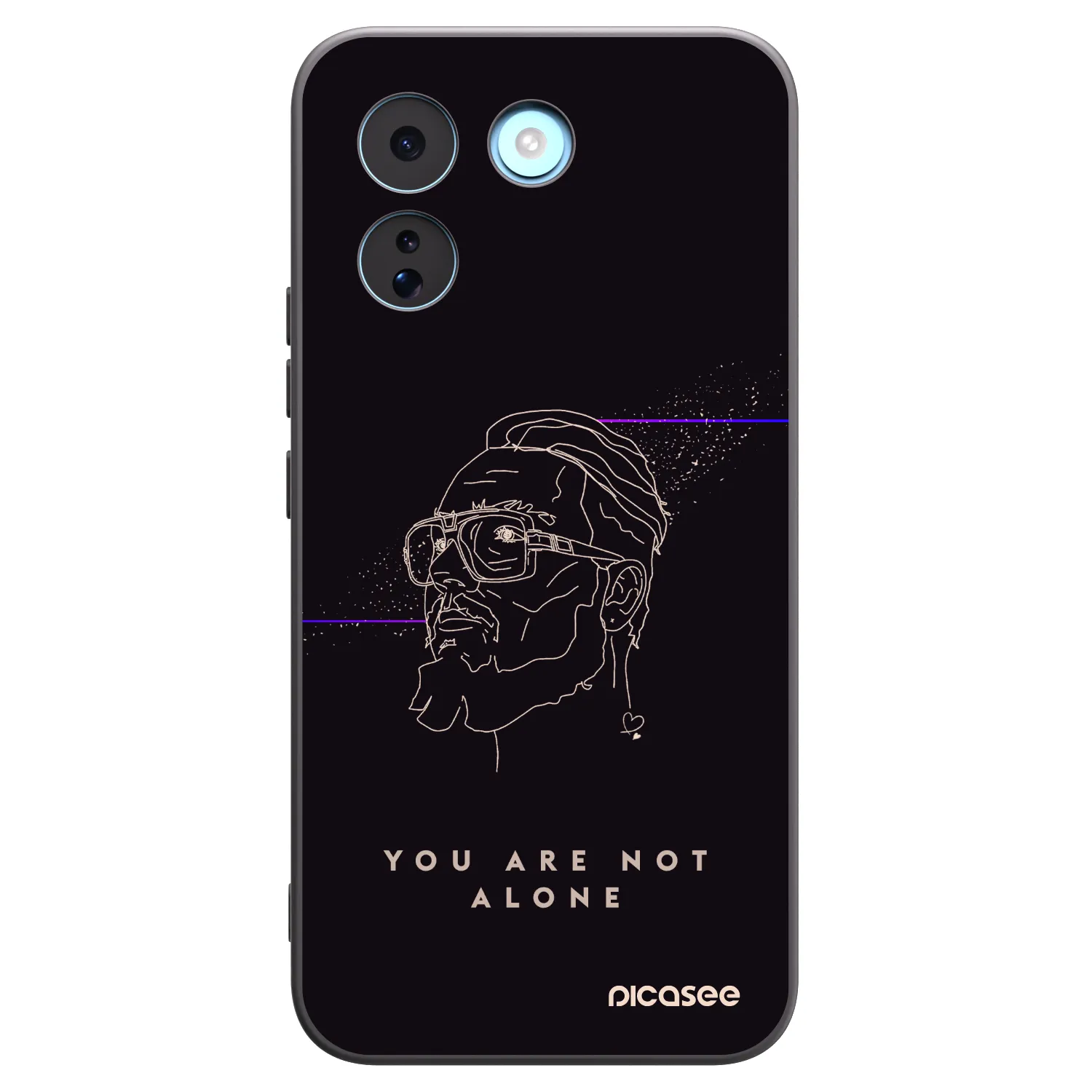 Picasee silikonový černý obal pro Xiaomi Redmi Note 17 Pro MAX 5G - You are not alone
