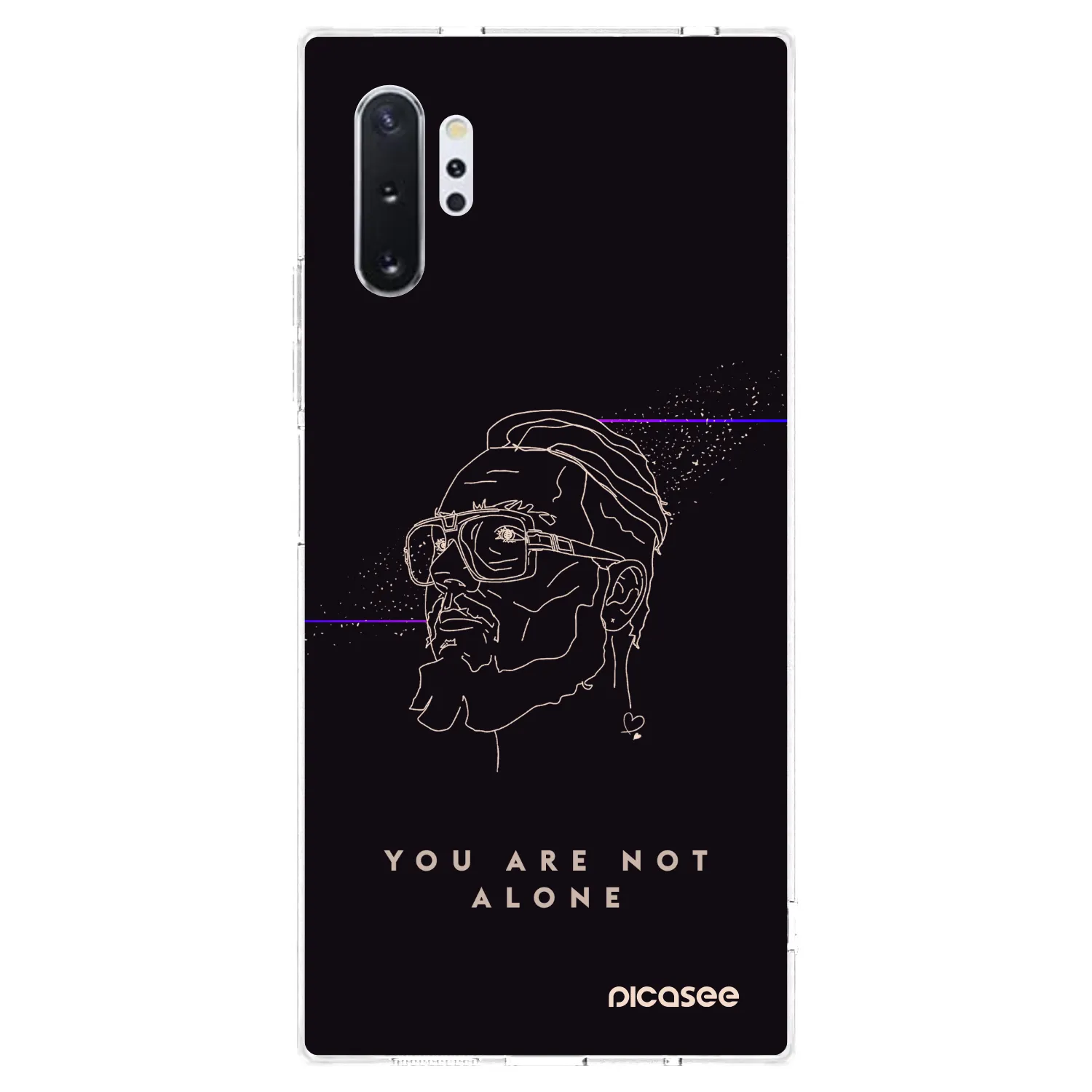 Picasee silikonový průhledný obal pro Samsung Galaxy Note 10+ N975F - You are not alone