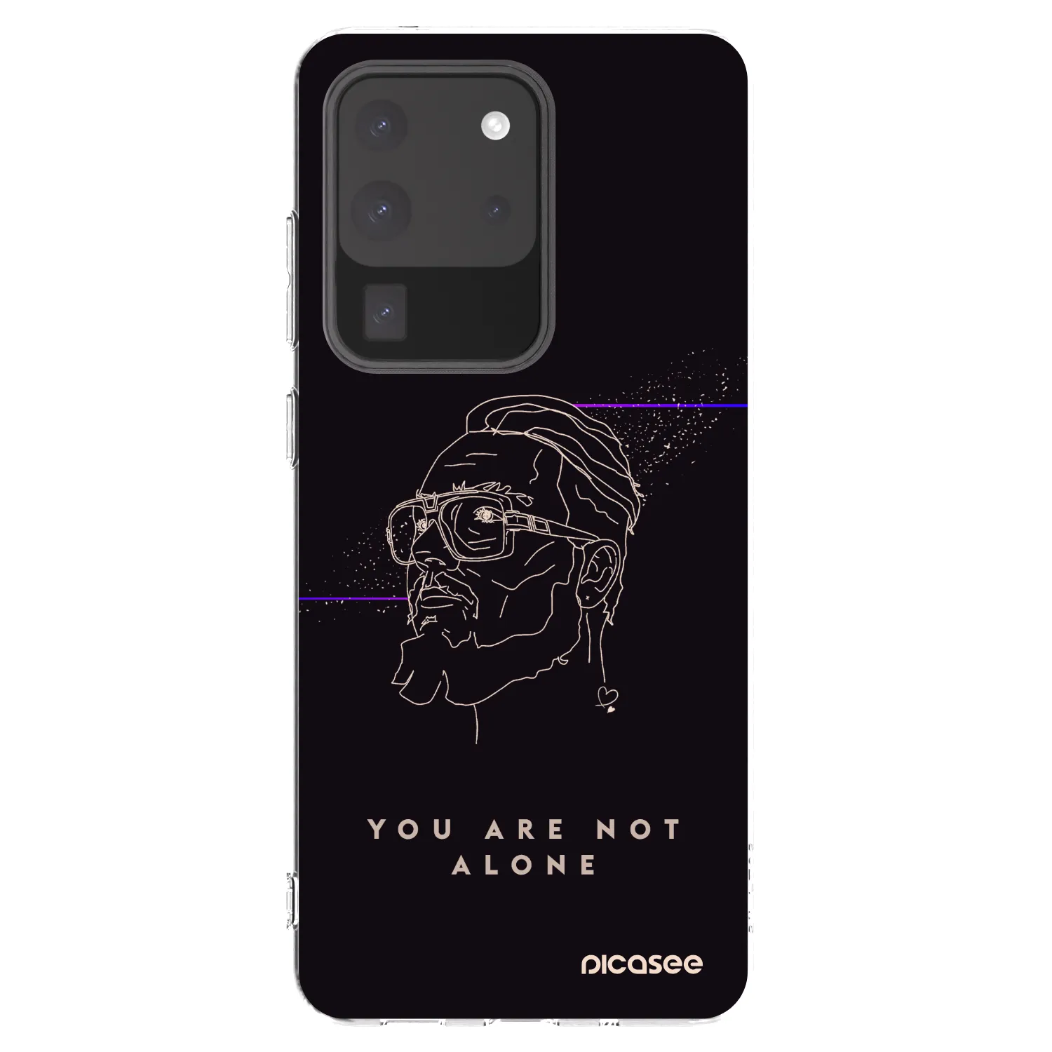 Picasee silikonový průhledný obal pro Samsung Galaxy S20 Ultra 5G G988F - You are not alone
