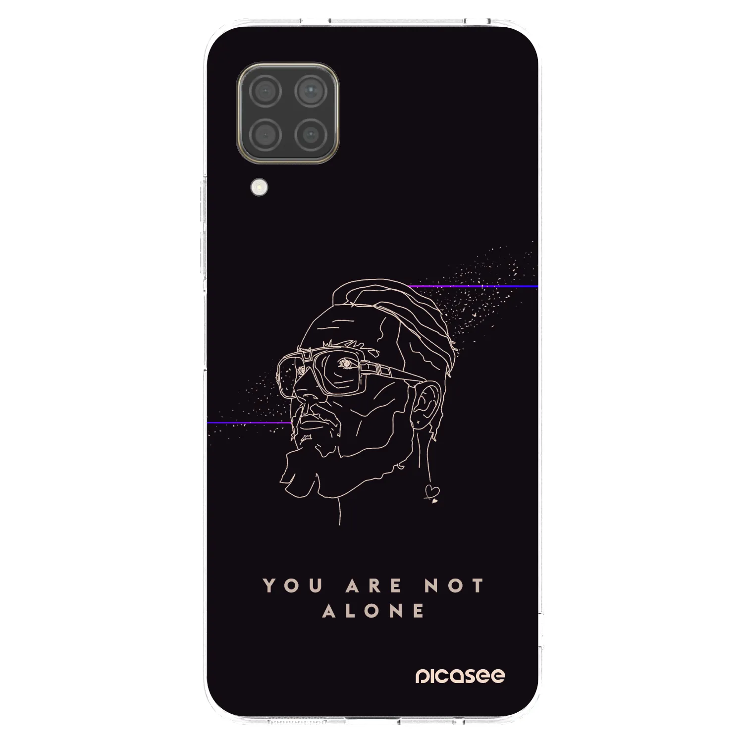 Picasee silikonový průhledný obal pro Huawei P40 Lite - You are not alone