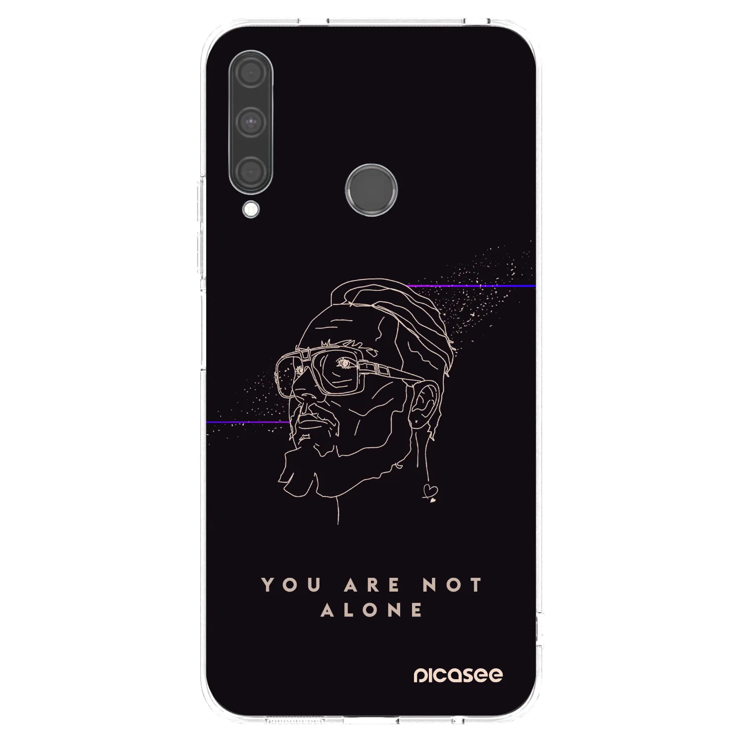 Picasee silikonový průhledný obal pro Huawei P40 Lite E - You are not alone