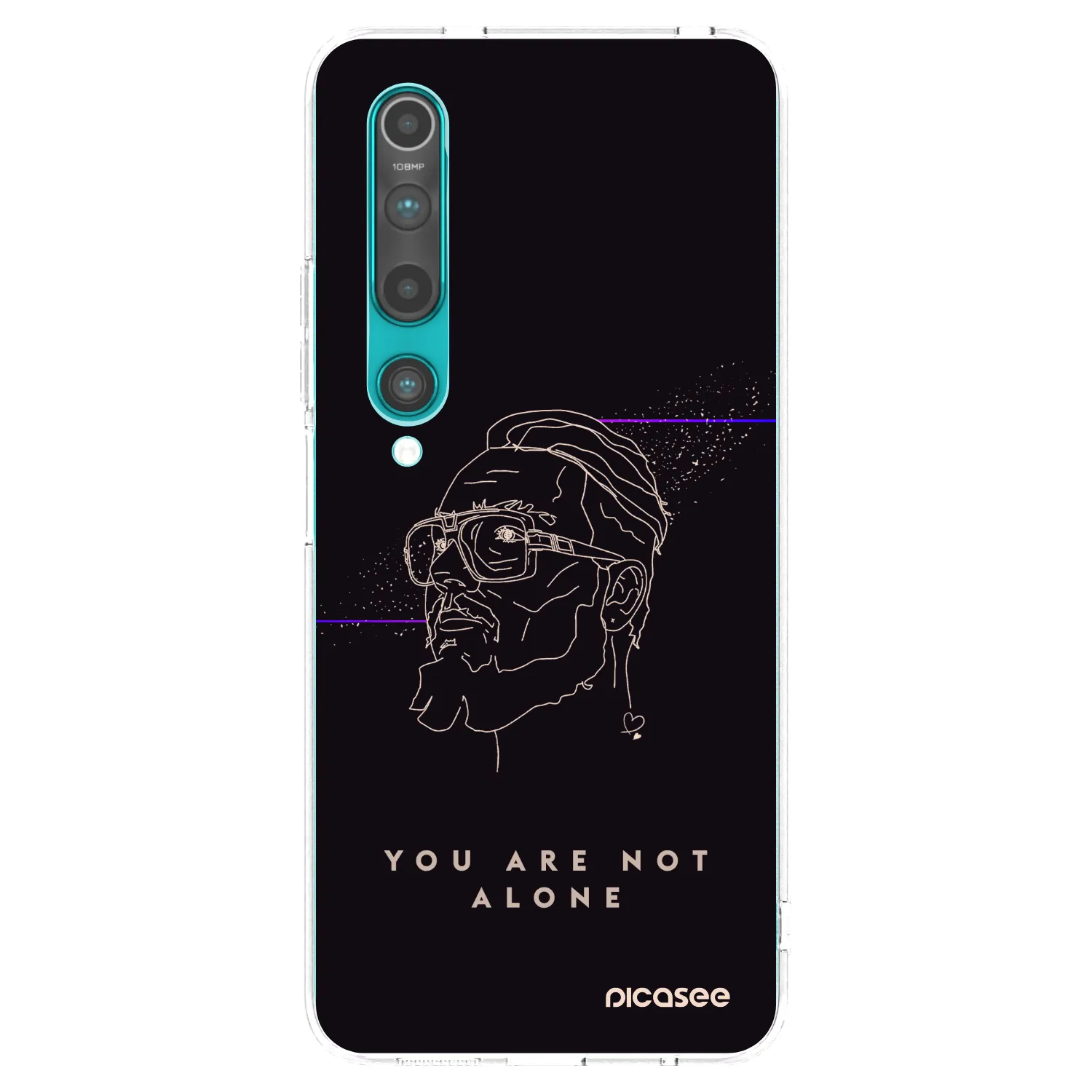 Picasee silikonový průhledný obal pro Xiaomi Mi 10 - You are not alone