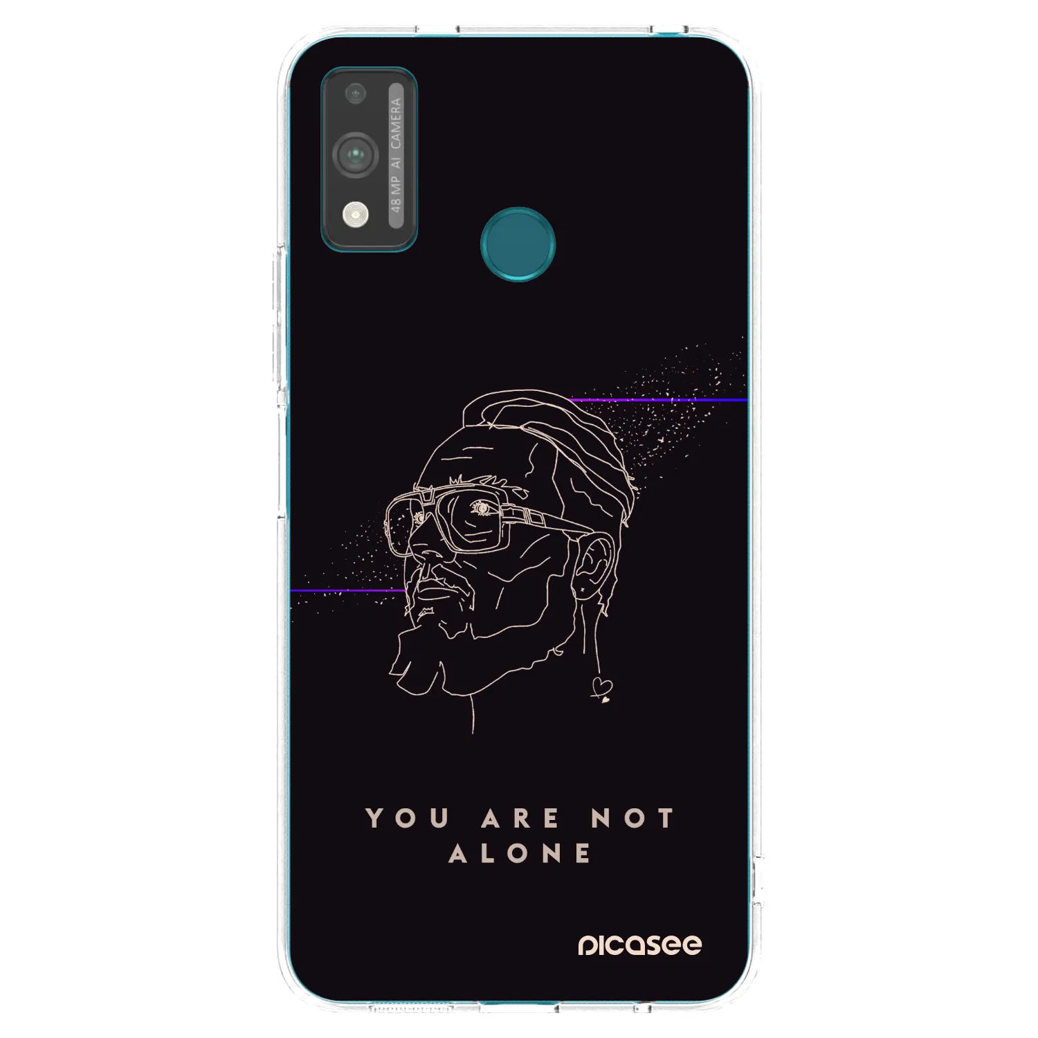 Picasee silikonový průhledný obal pro Honor 9X Lite - You are not alone