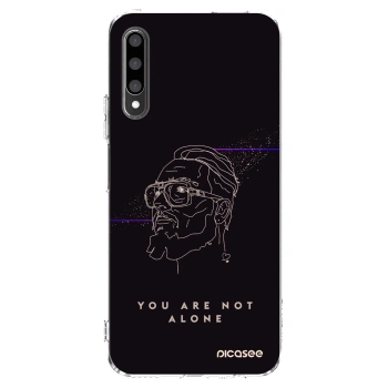 Picasee silikonový průhledný obal pro Honor 9X Pro - You are not alone