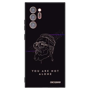 Picasee silikonový černý obal pro Samsung Galaxy Note 20 Ultra - You are not alone