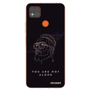 Picasee silikonový průhledný obal pro Xiaomi Redmi 9C - You are not alone
