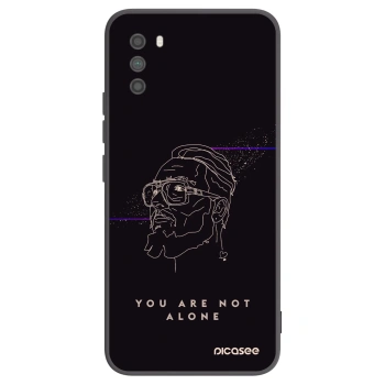 Picasee silikonový černý obal pro Xiaomi Poco M3 - You are not alone