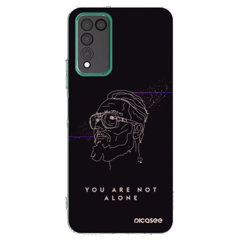Picasee silikonový průhledný obal pro Honor 10X Lite - You are not alone