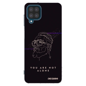 Picasee silikonový průhledný obal pro Samsung Galaxy A12 A125F - You are not alone