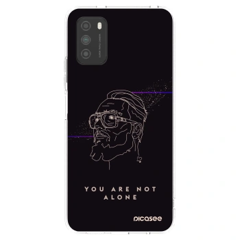 Picasee silikonový průhledný obal pro Xiaomi Poco M3 - You are not alone