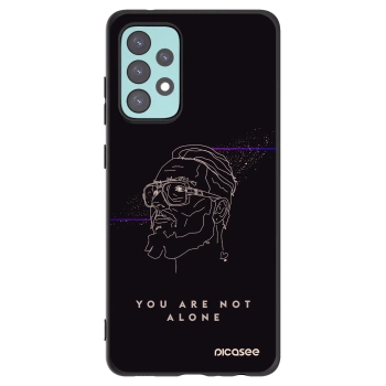 Picasee silikonový černý obal pro Samsung Galaxy A72 A725F - You are not alone